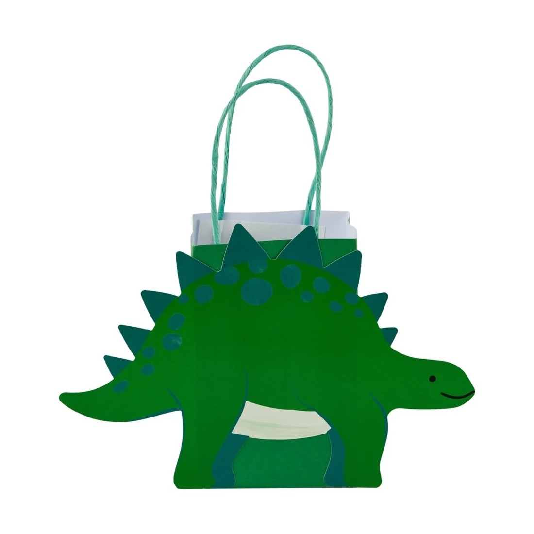1 8 Piece Dinosaur Shaped Loot Bags, 1 of 7