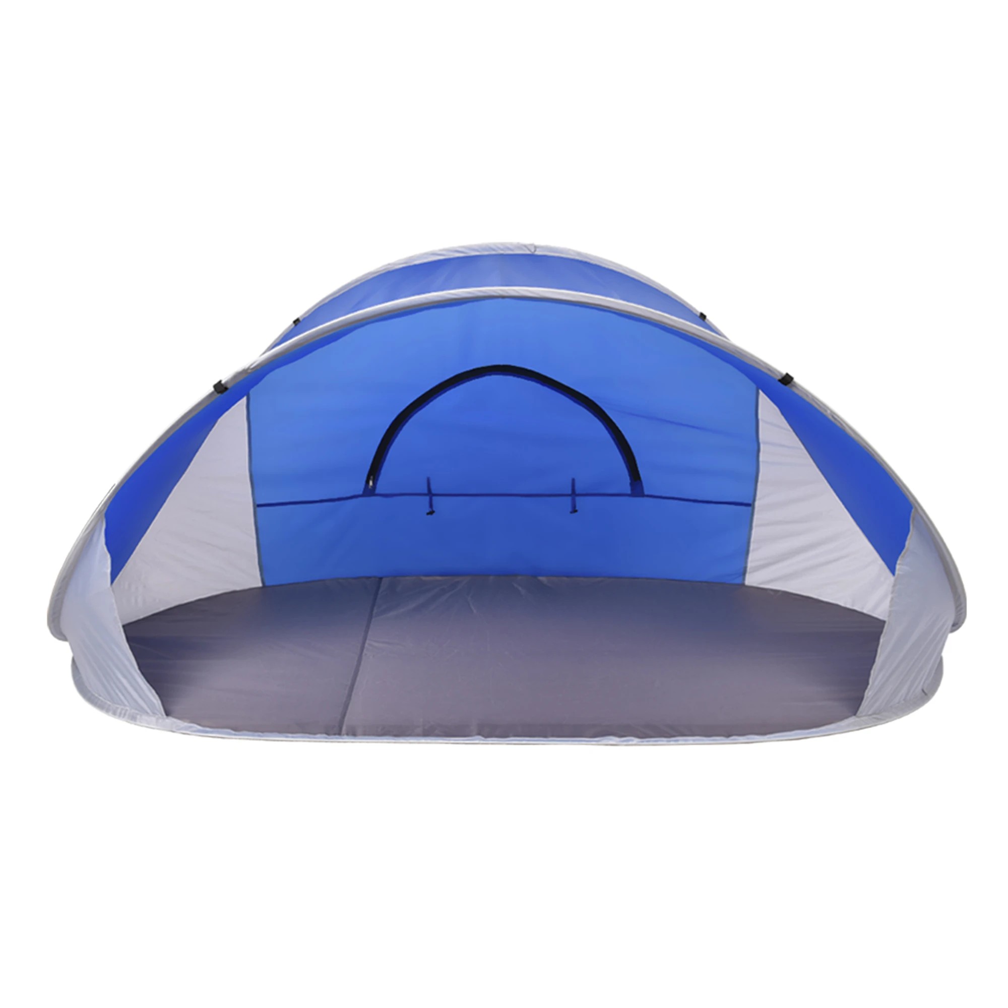 2 Mountview 4 Person Family Size Pop Up Camping Tent Beach Shelter In Colour - Blue, 2 of 6