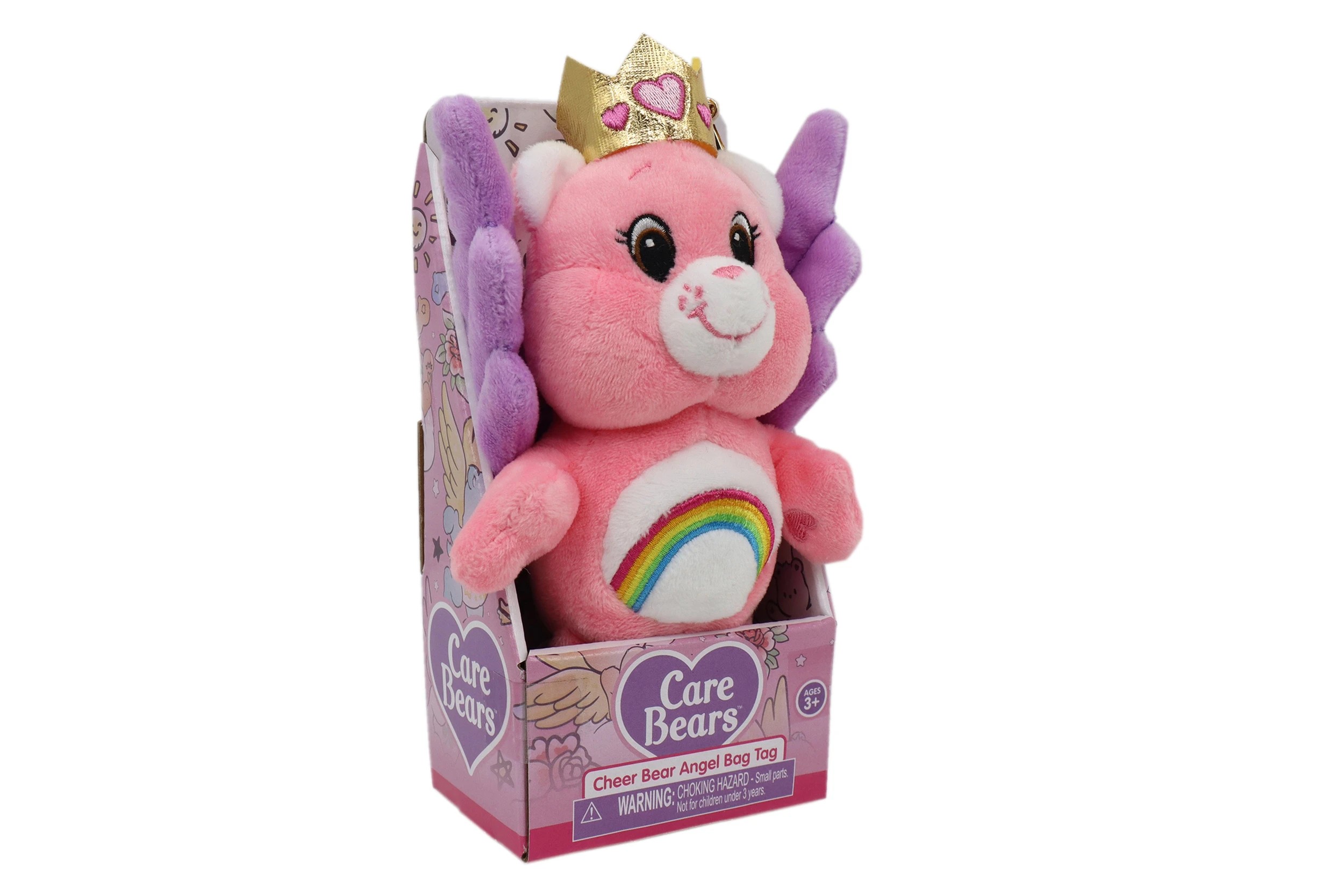3 Care Bears Angel Plush Bag Tags - Assorted - Multi, 3 of 8
