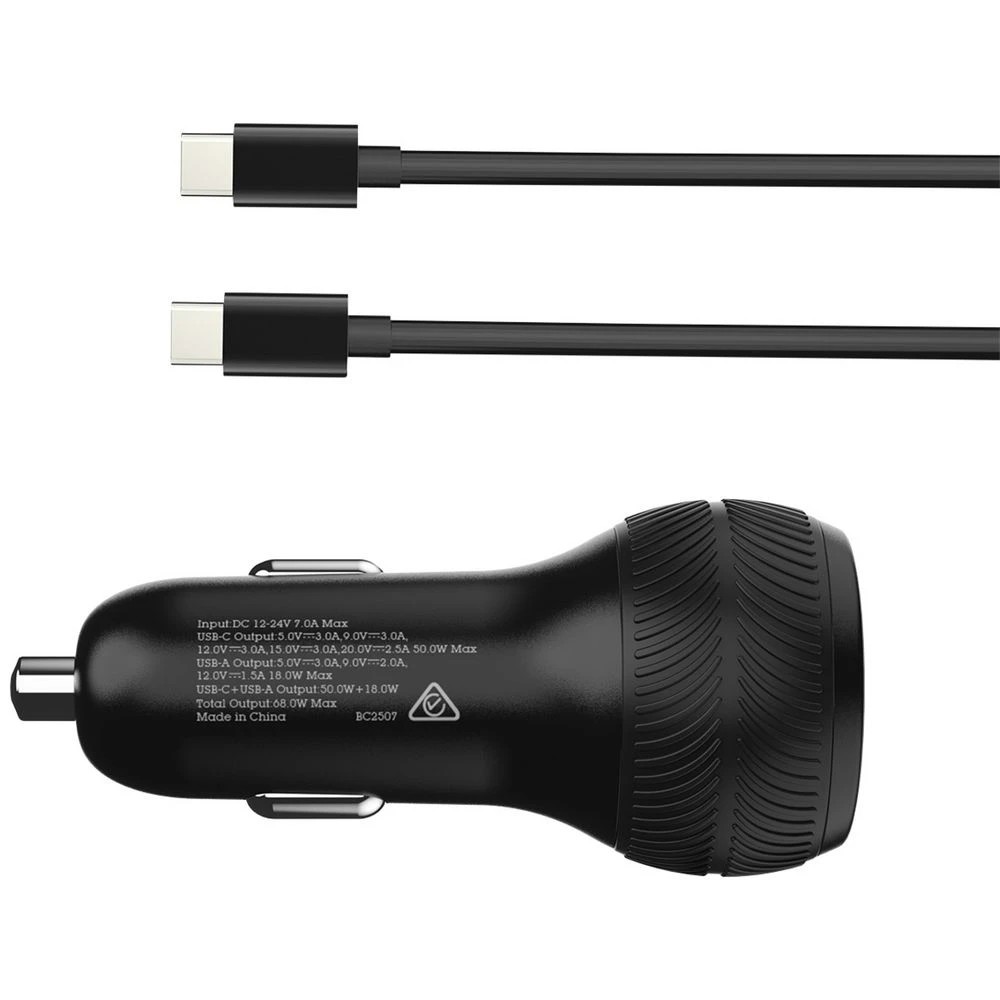 3 J.Burrows Dual USB-C/A Car Charger 65 W, 3 of 5