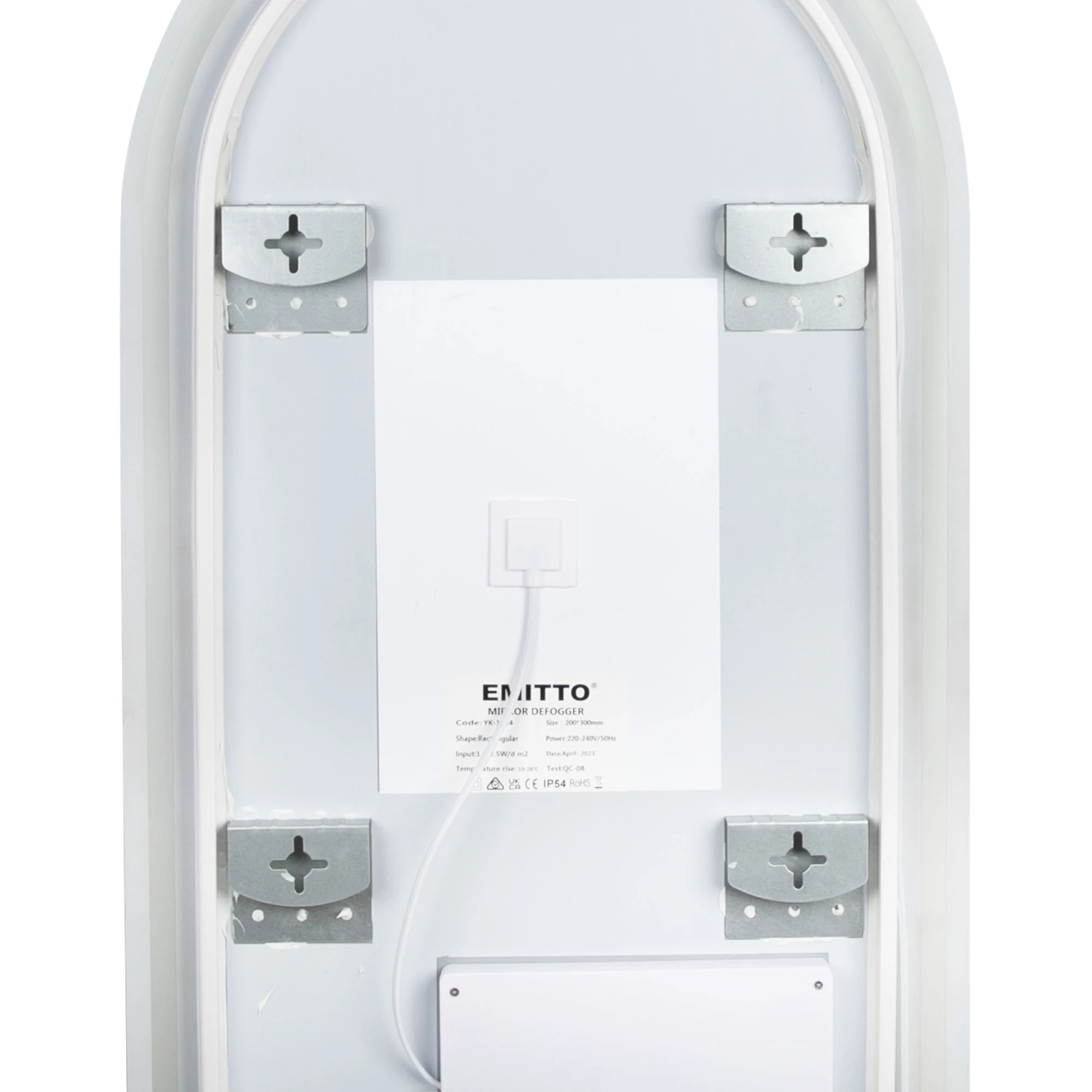4 Emitto LED Wall Mirror Arch Anti-fog  50x90cm, 4 of 7