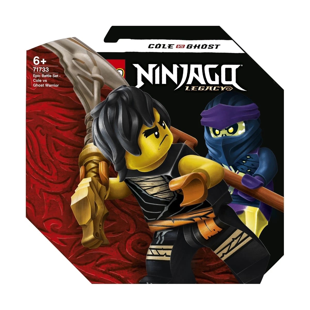 1 LEGO NINJAGO Epic Battle Set Cole vs. Ghost Warrior 71733, 1 of 9