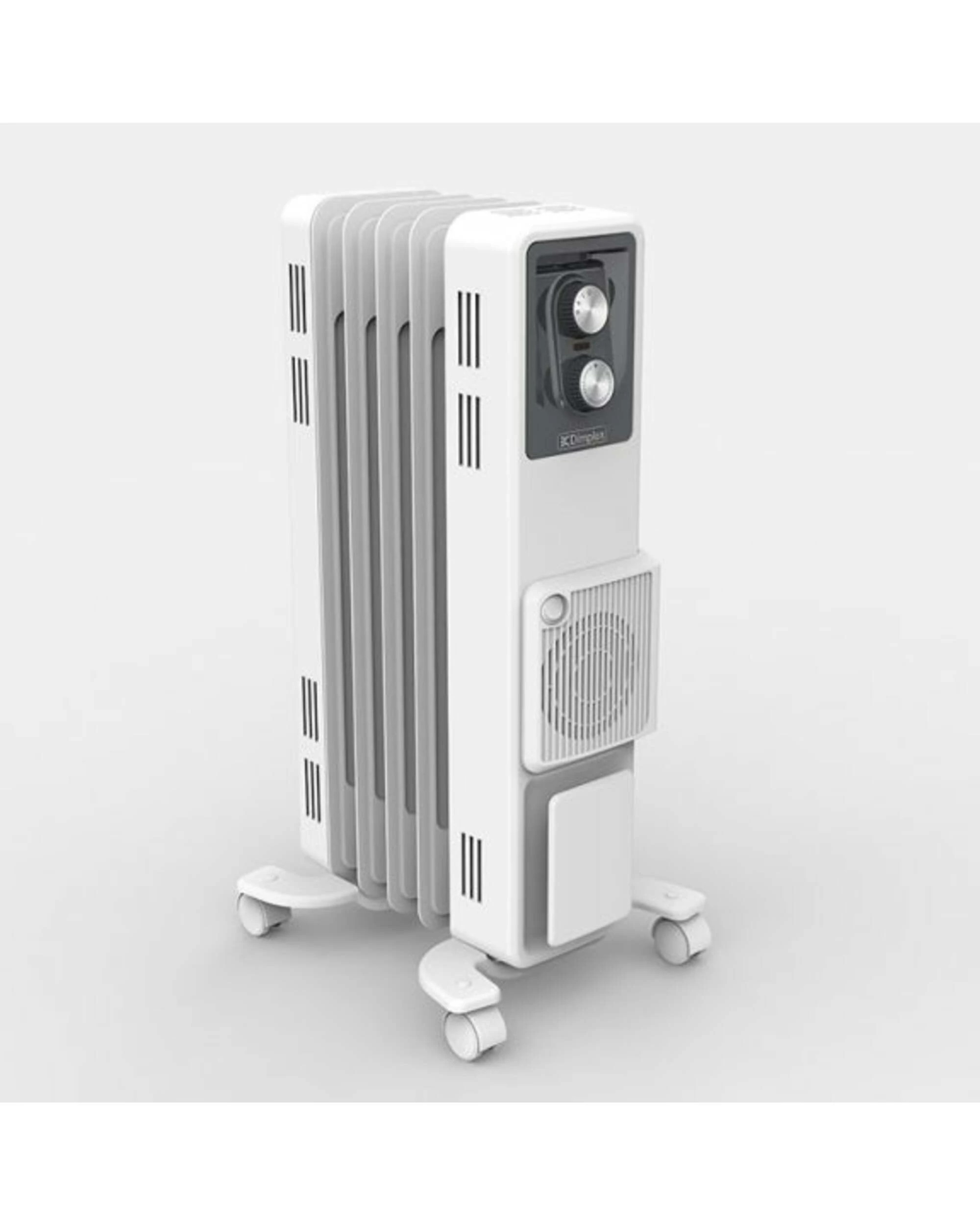 2 Dimplex 1500 Watt 5 Fin Oil Column Heater - Arctic White - WHITE, 2 of 4