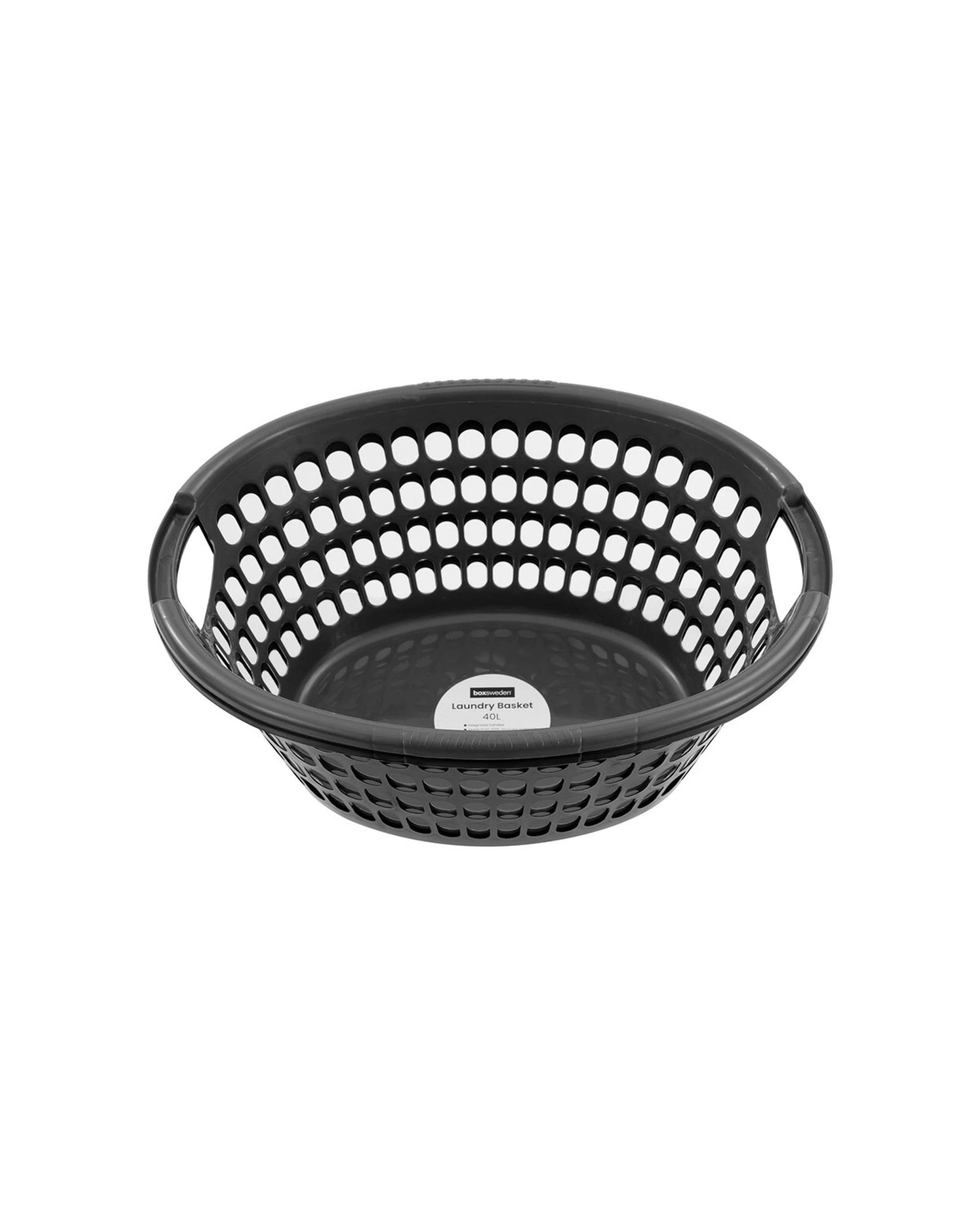4 Boxsweden Eco Essentials Oval Laundry Basket 58x46cm - Multi, 4 of 5