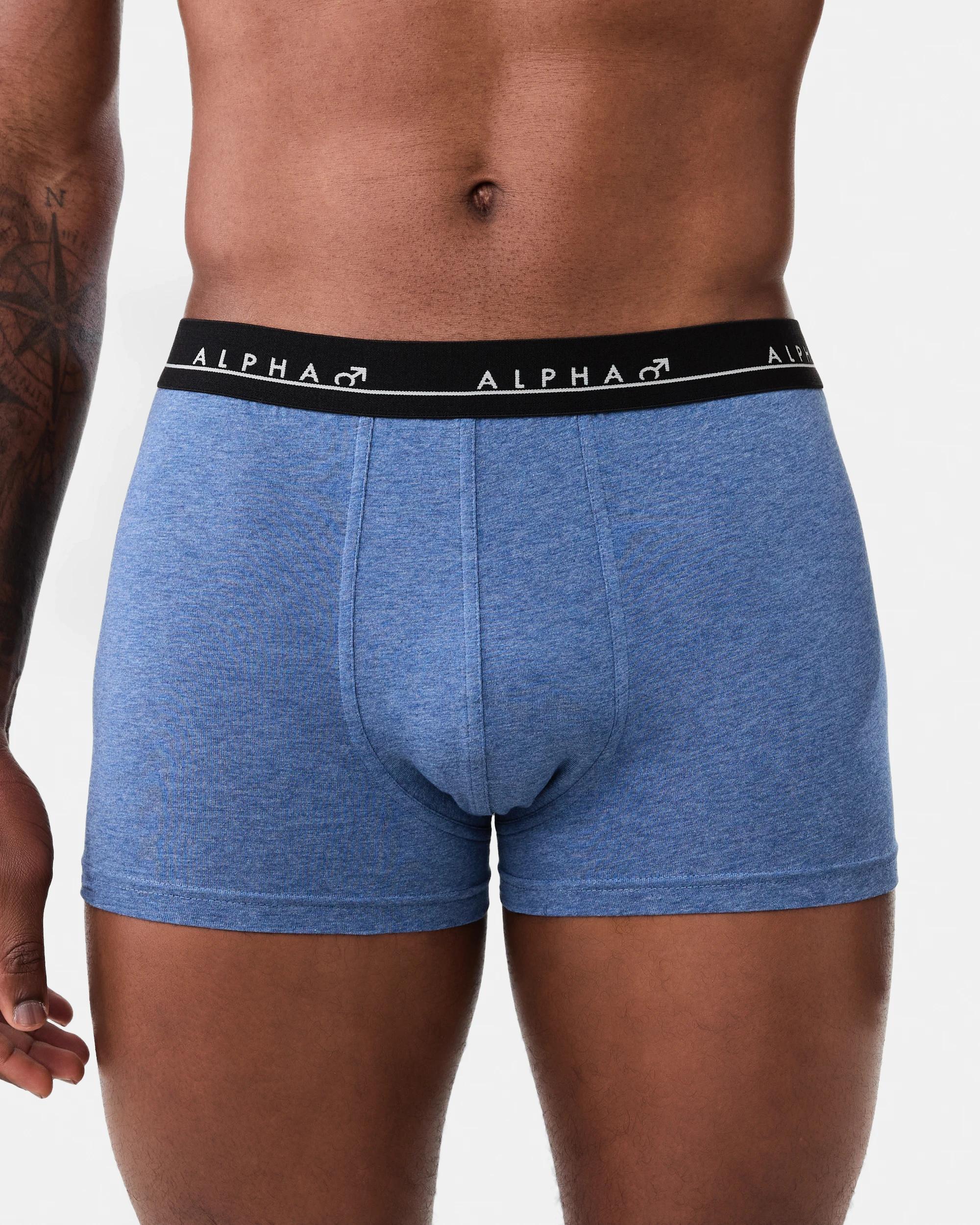 5 5 Pack Plain Trunks Multi Blu, 5 of 10