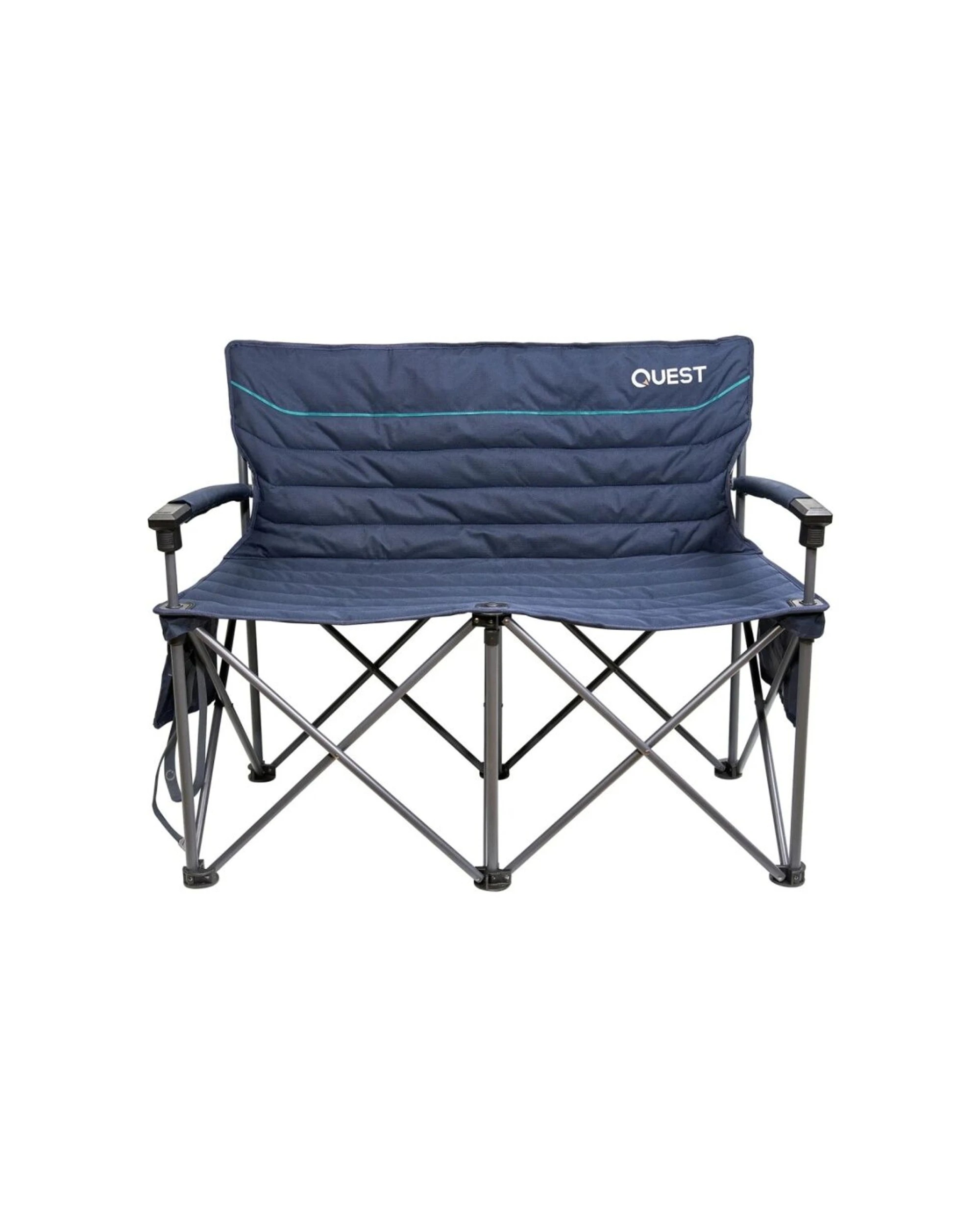 3 Quest Outdoors Castaway 2 Seater Outdoor Sofa Padded Ripstop Polyester, 3 of 6