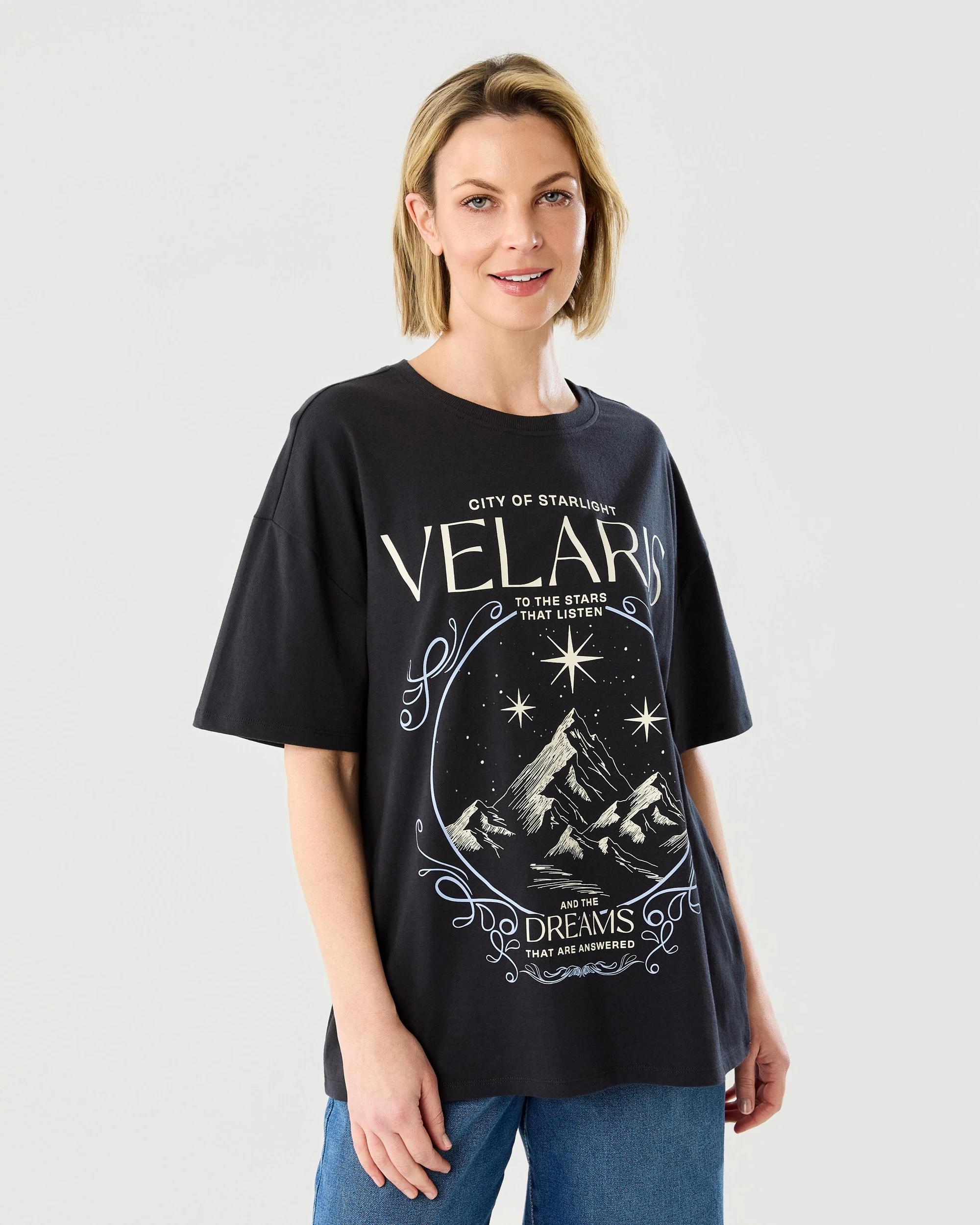 1 Short Sleeve Sarah J. Maas License T-shirt Acotar, 1 of 7