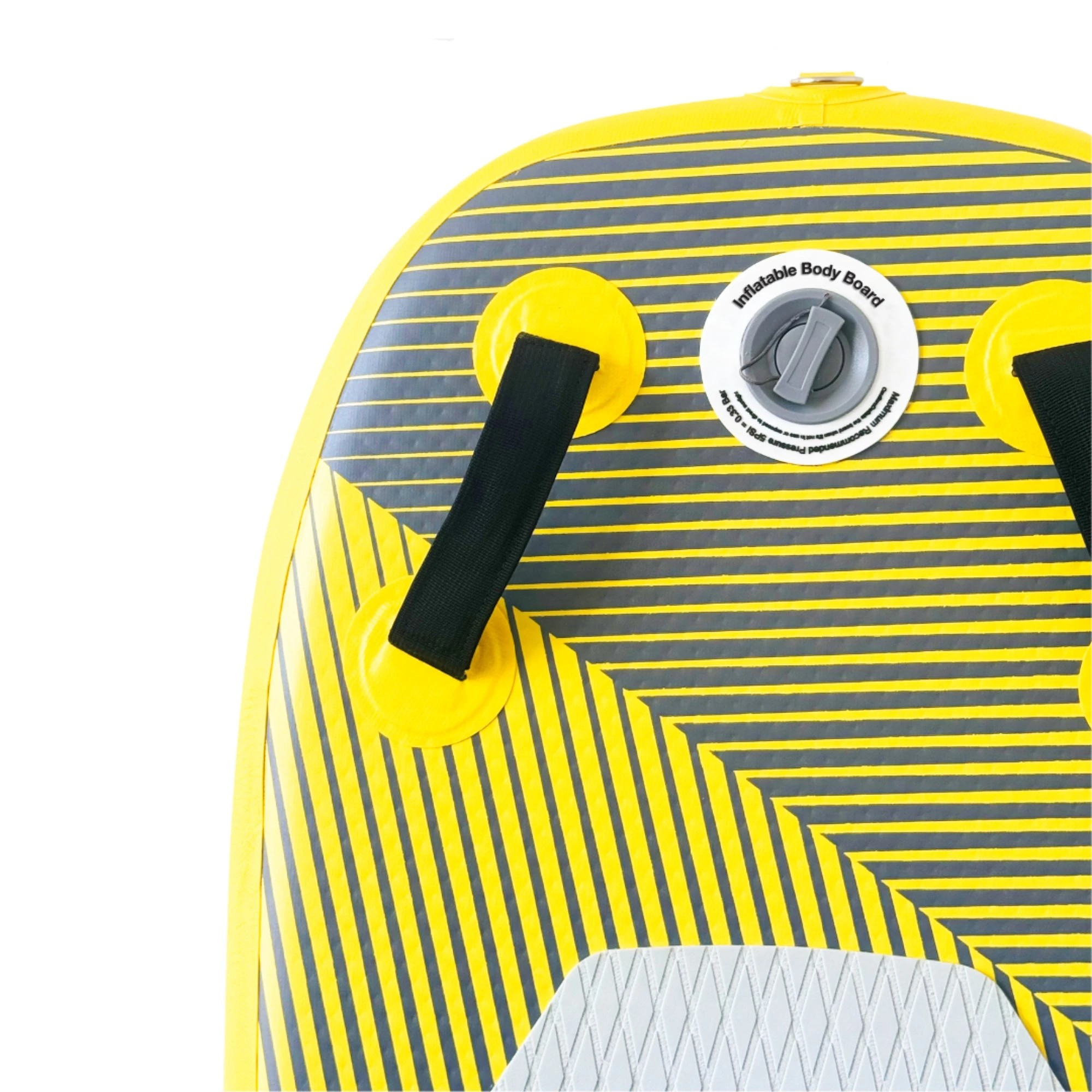 2 SPIRE Pipe Inflatable Bodyboard SP-BB-104 - Yellow, 2 of 4