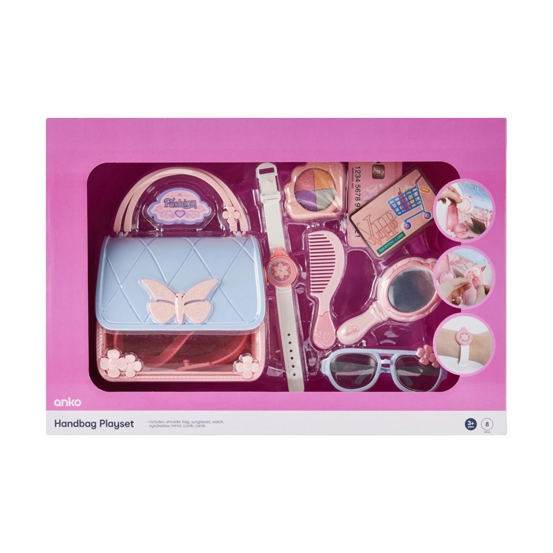 1 8 Piece Handbag Playset, 1 of 10