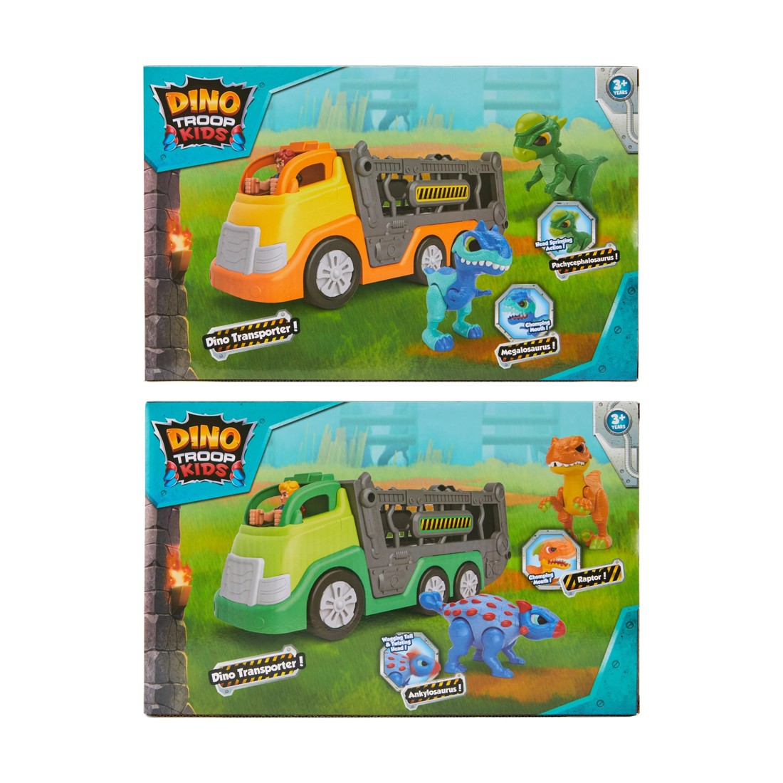 8 Dino Troop Kids Dino Transporter Playset - Assorted, 8 of 8