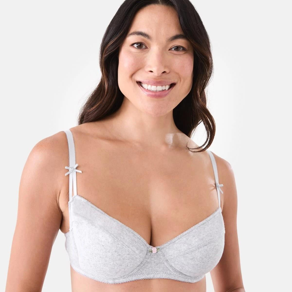 4 Pointelle Soft Cup Bra Slvr Marle, 4 of 6