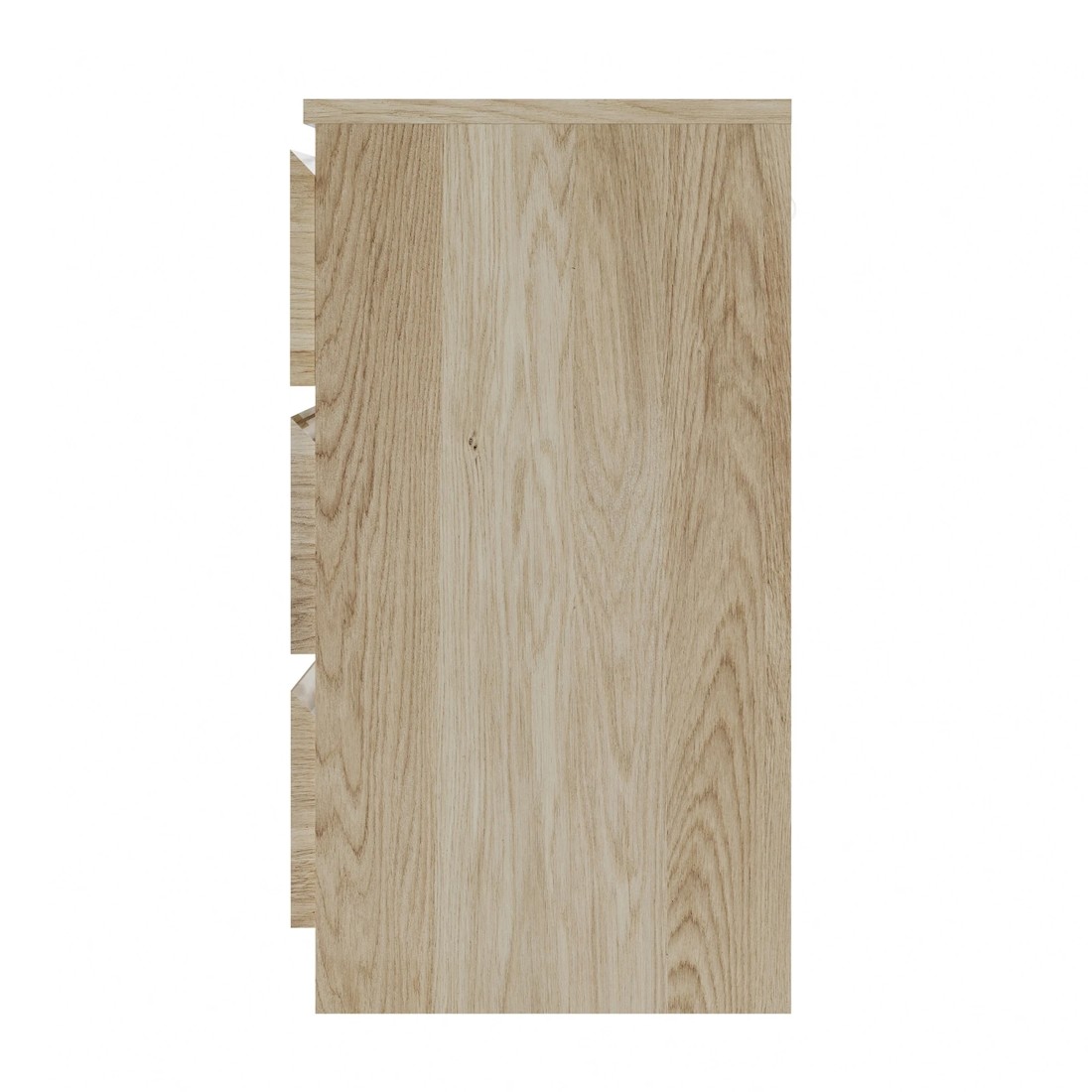 9 Oikiture 3 Chest Of Drawers Lowboy Dresser Table Storage Cabinet Bedroom
 - Natural, 9 of 10