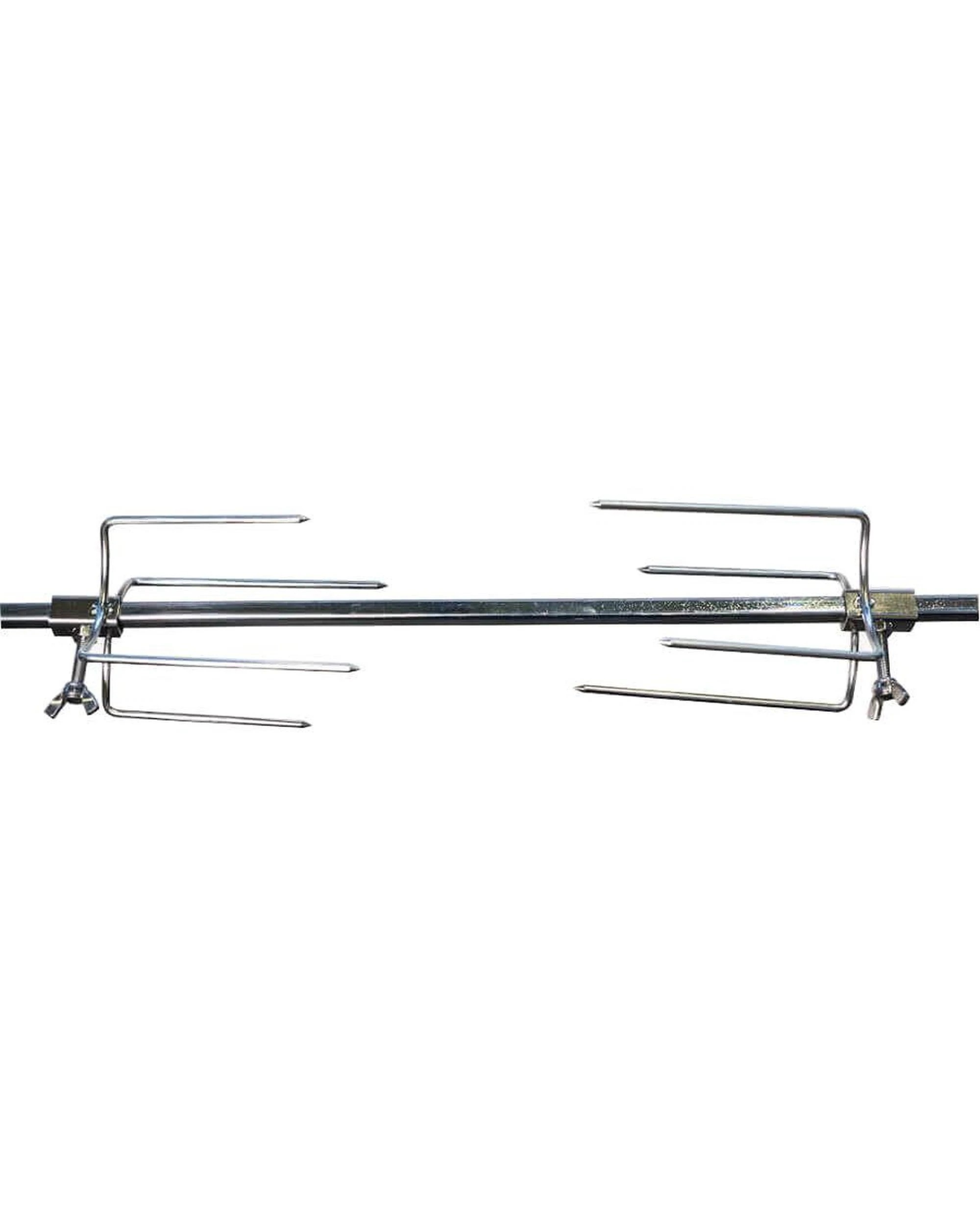 5 Flaming Coals Small 4 Prong Rotisserie Fork for Chicken - 10mm square x 2, 5 of 10