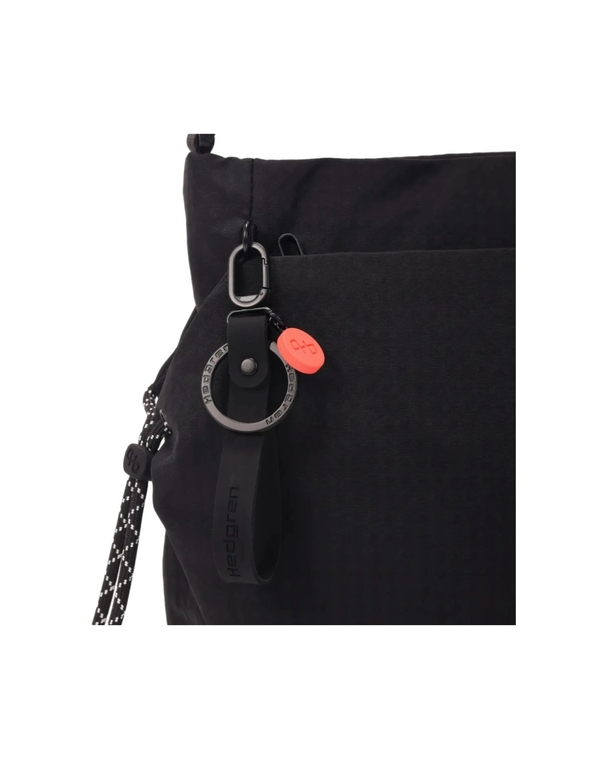 6 Hedgren Makoto 15.2L Womens Square Crossover Bag Lightweight Water Repellent - Black, 6 of 6