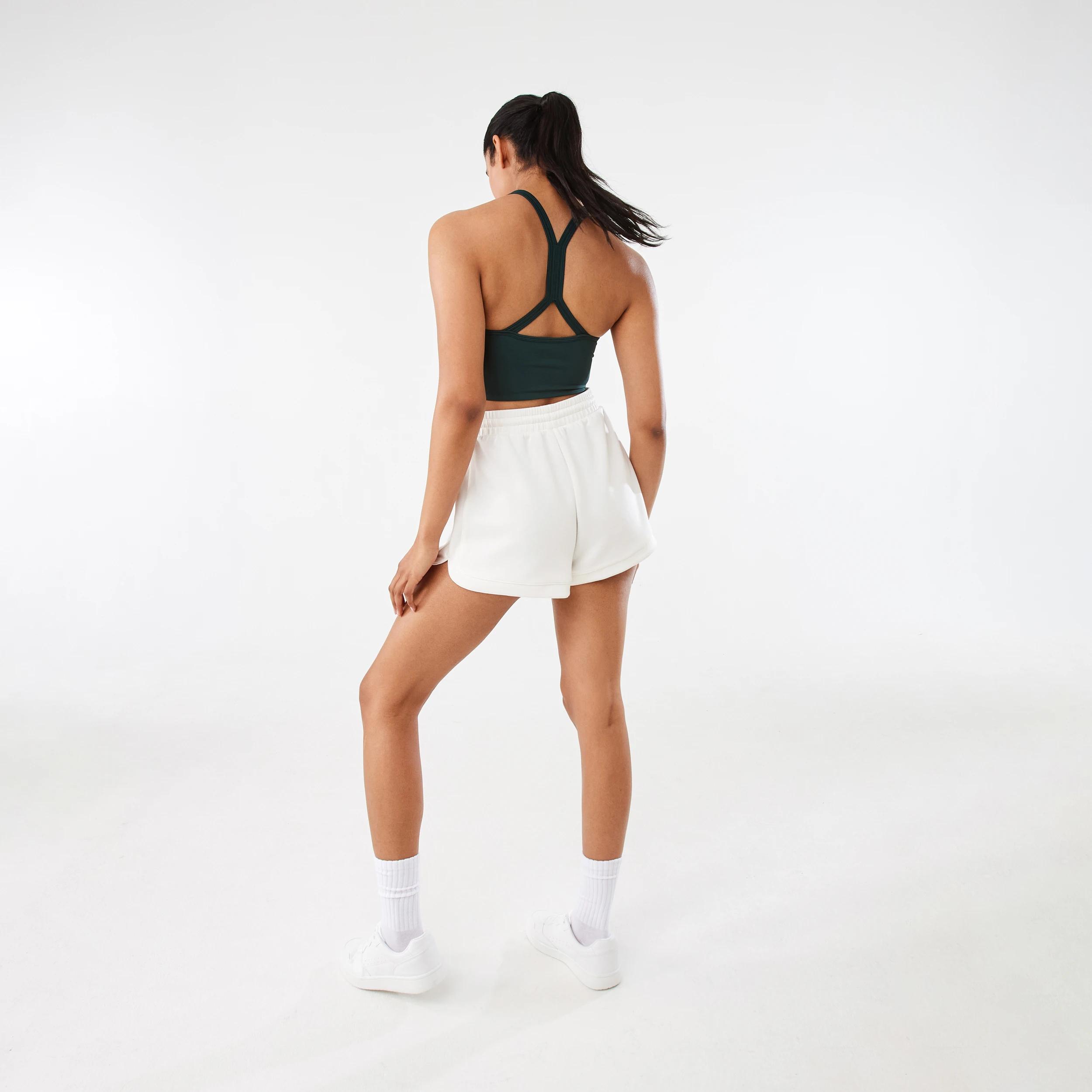 4 Active Womens Moulded Crop Top YUCCA GREEN, 4 of 8