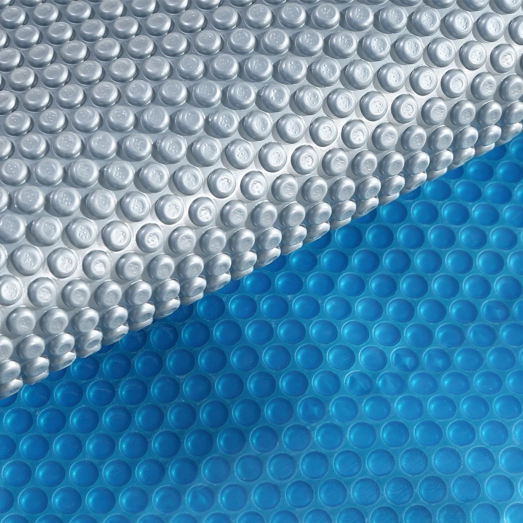 1 TradeRight Solar Swimming Pool Cover 400 Micron Outdoor Bubble Blanket Heater 11 X 4.8m, 1 of 5