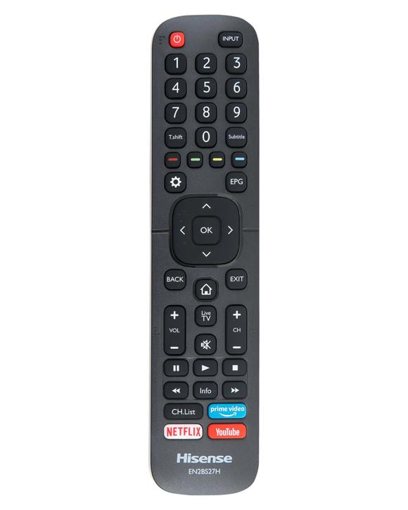 Hisense Genuine TV Remote Control T250554 EN2BS27H - Black