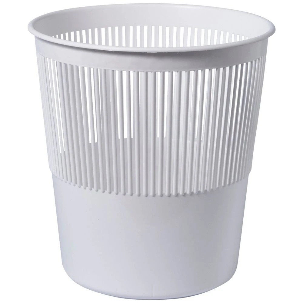 1 Willow Round Tidy Bin White 10L, 1 of 1