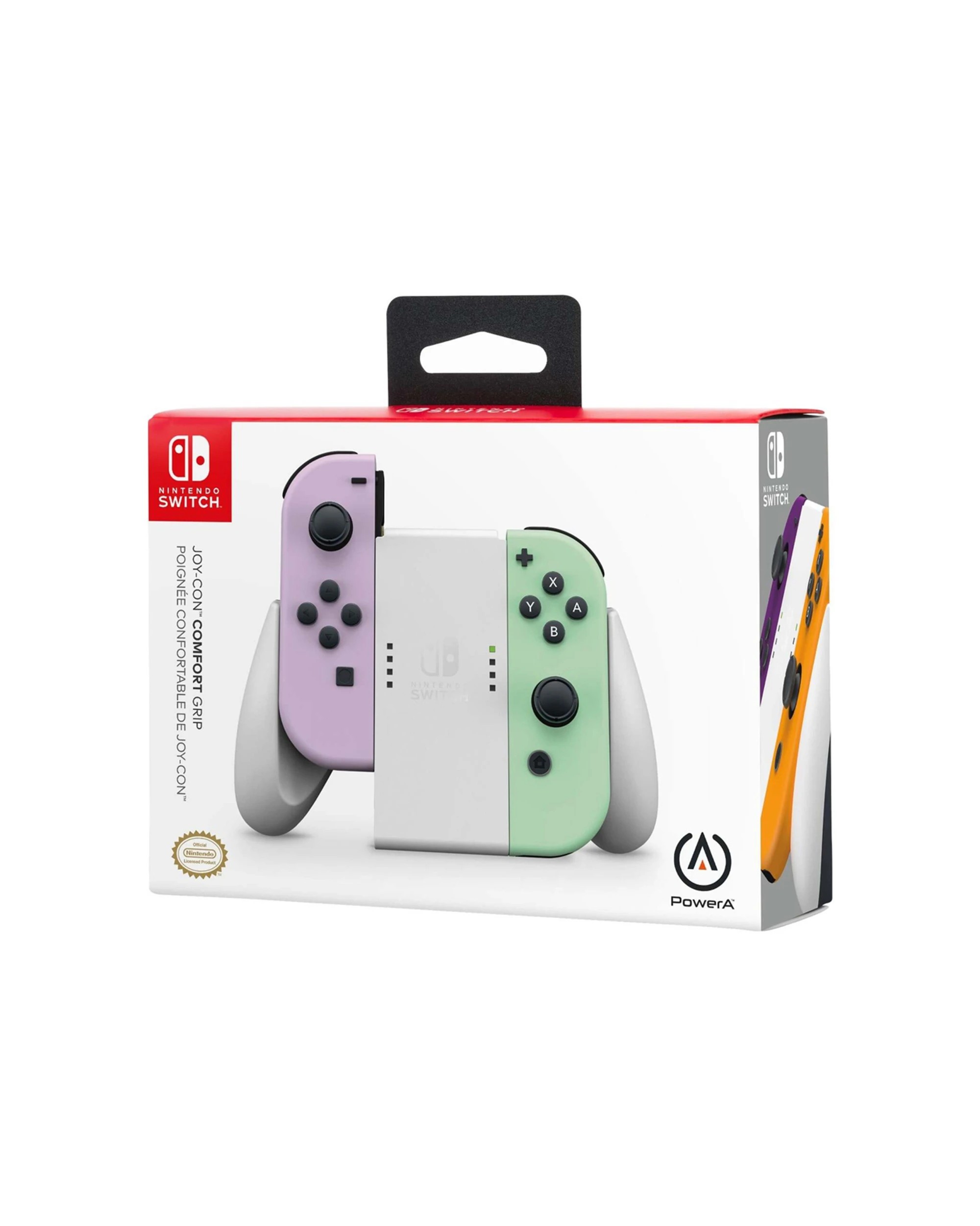 4 PowerA Nintendo Switch Gaming Joy-Con Comfort Grip Lightweight Ergonomic
 - white, 4 of 4