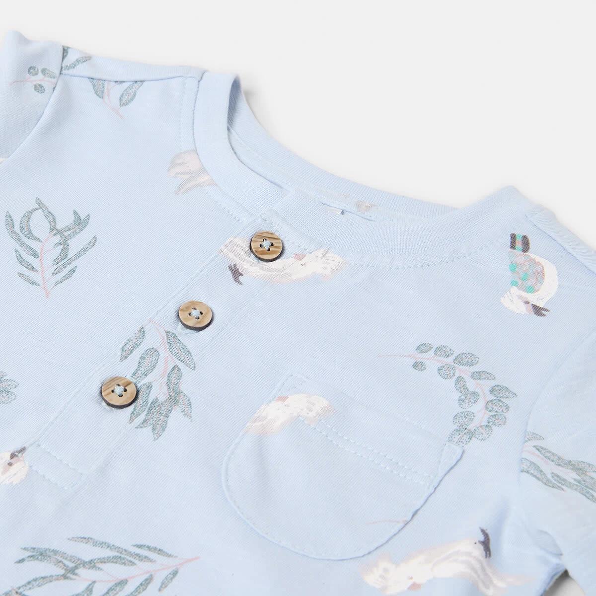 3 Henley Romper Blu Anle, 3 of 3