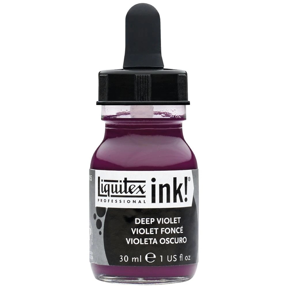 1 Liquitex Professional Ink 30mL Deep Violet, 1 of 2