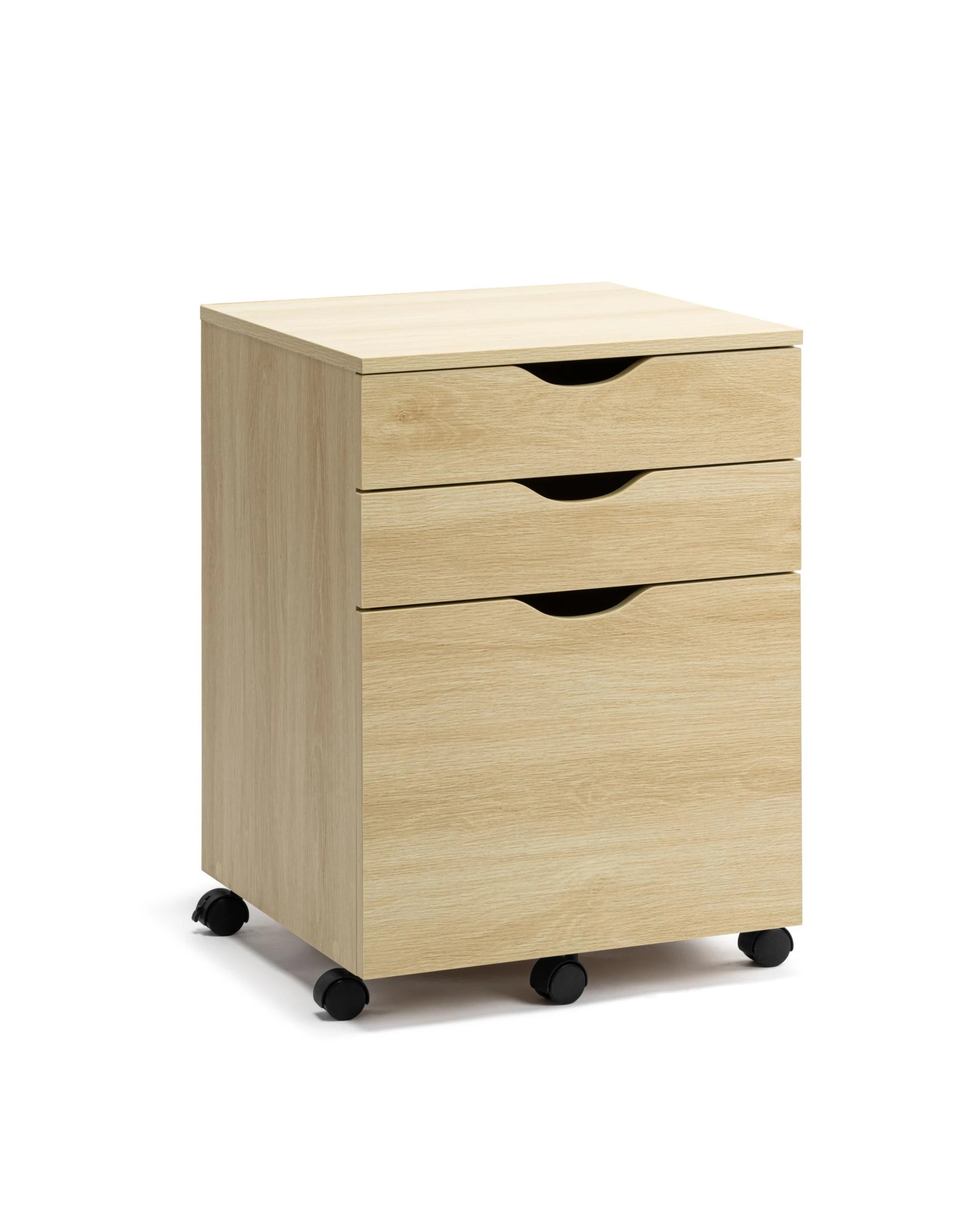 Kodu Filing Cabinet Storage 3 Drawers Home Office Mobile Pedestal ...