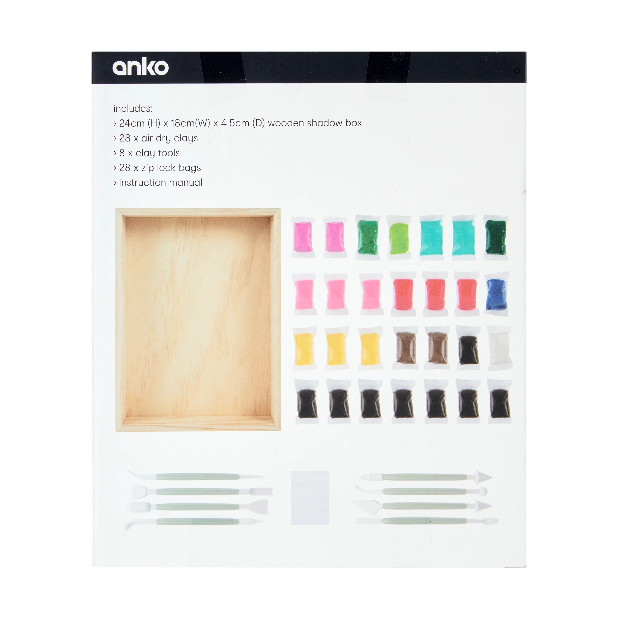 3 Air Dry Clay Art Kit, 3 of 3