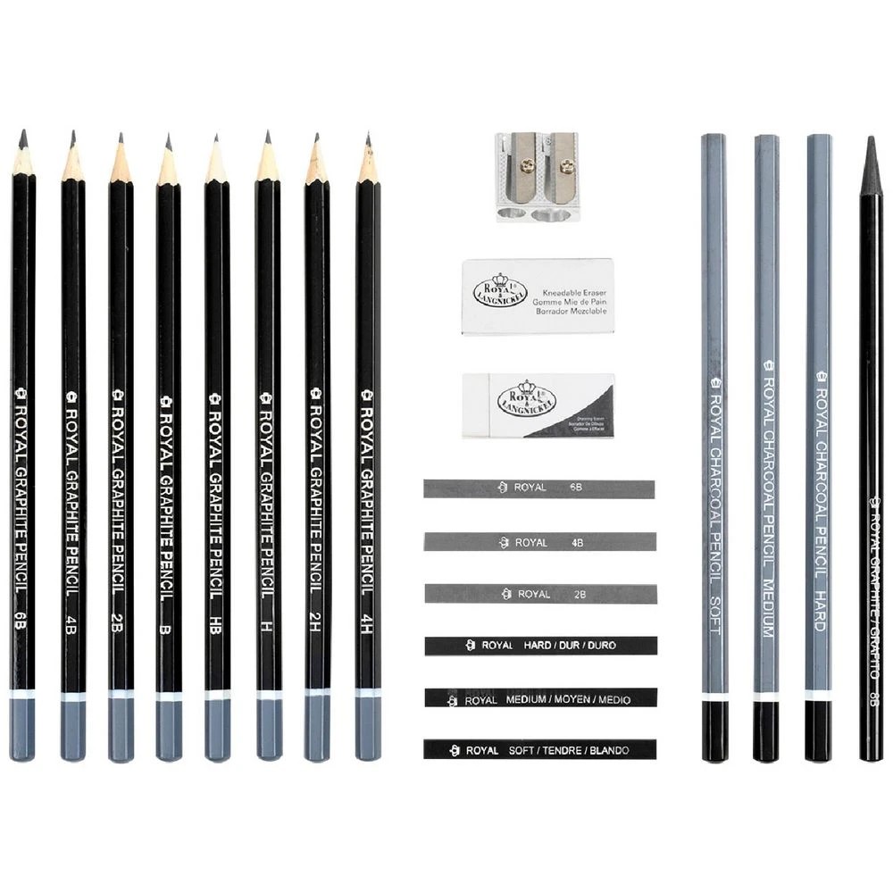 1 Royal & Langnickel Sketching Set 21 Piece, 1 of 2