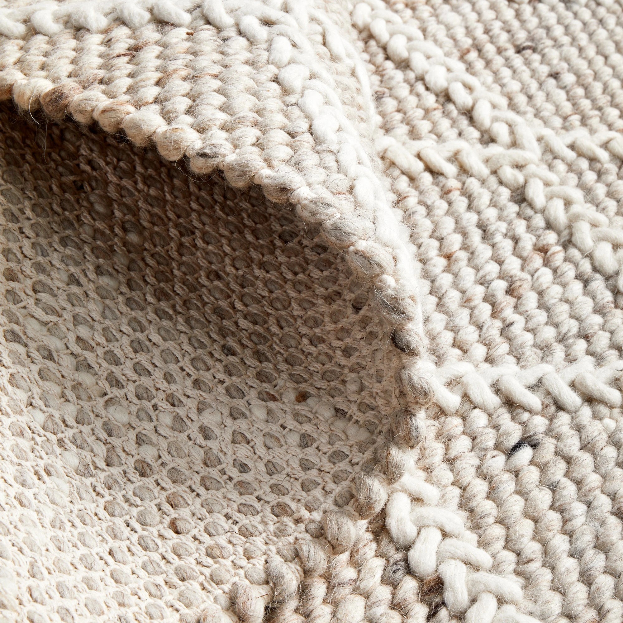 9 Common Ground Rugs Valor 320x230cm - Extra Large Hand Loomed Rug - Beige, 9 of 9
