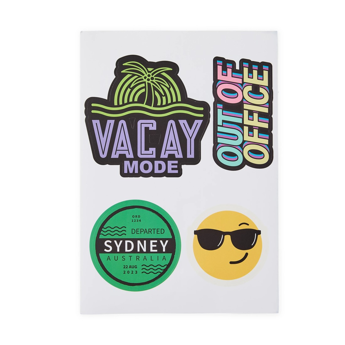 5 48cm Trunk Hard Case with Stickers - Silver Look, 5 of 10