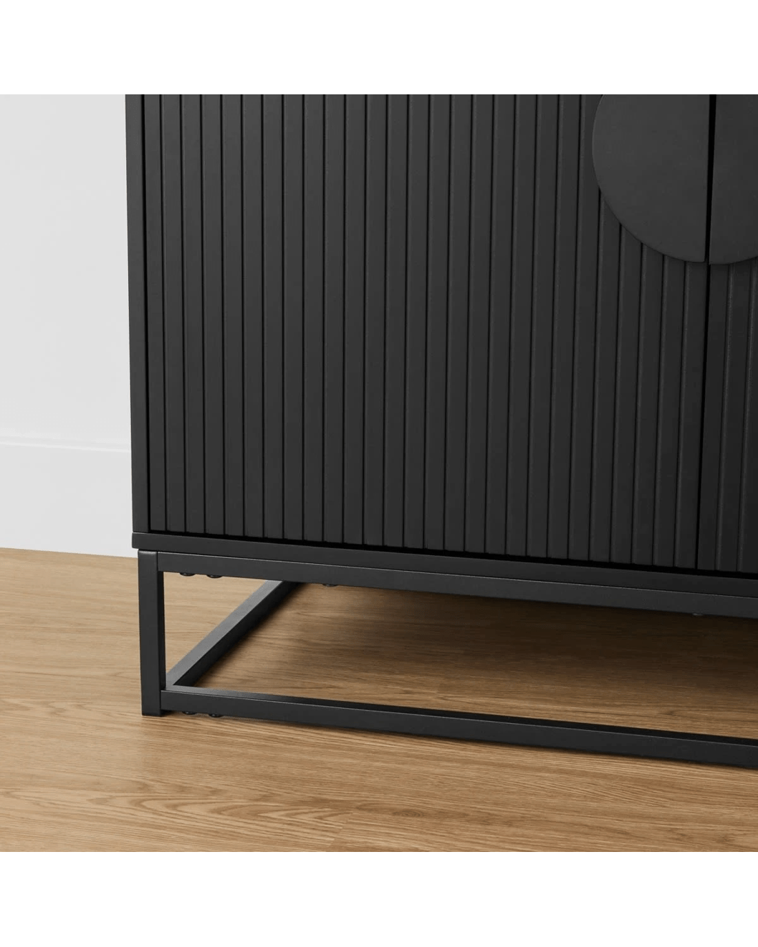 7 Stevie Ribbed Cabinet - Black, 7 of 9