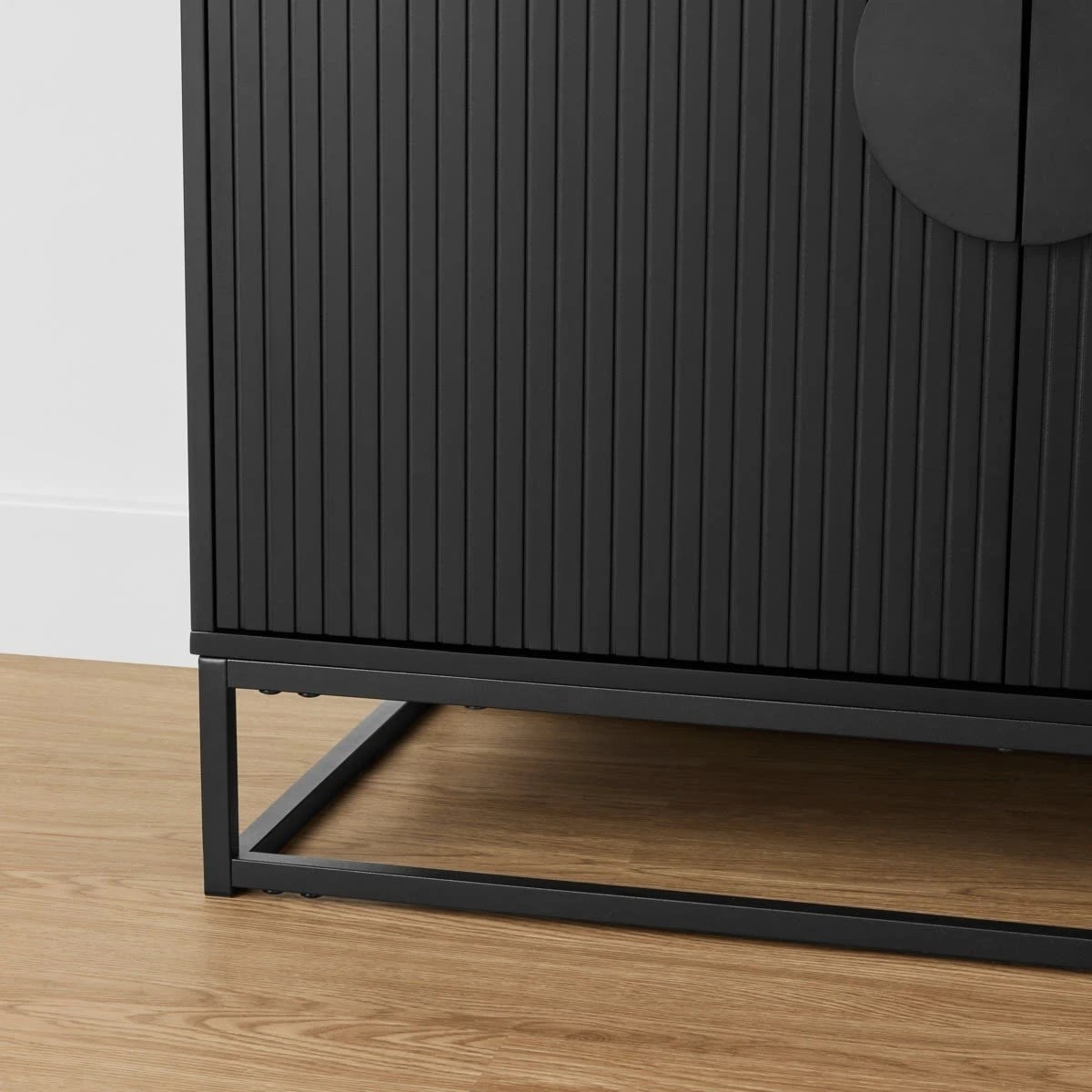 7 Stevie Ribbed Cabinet - Black, 7 of 9