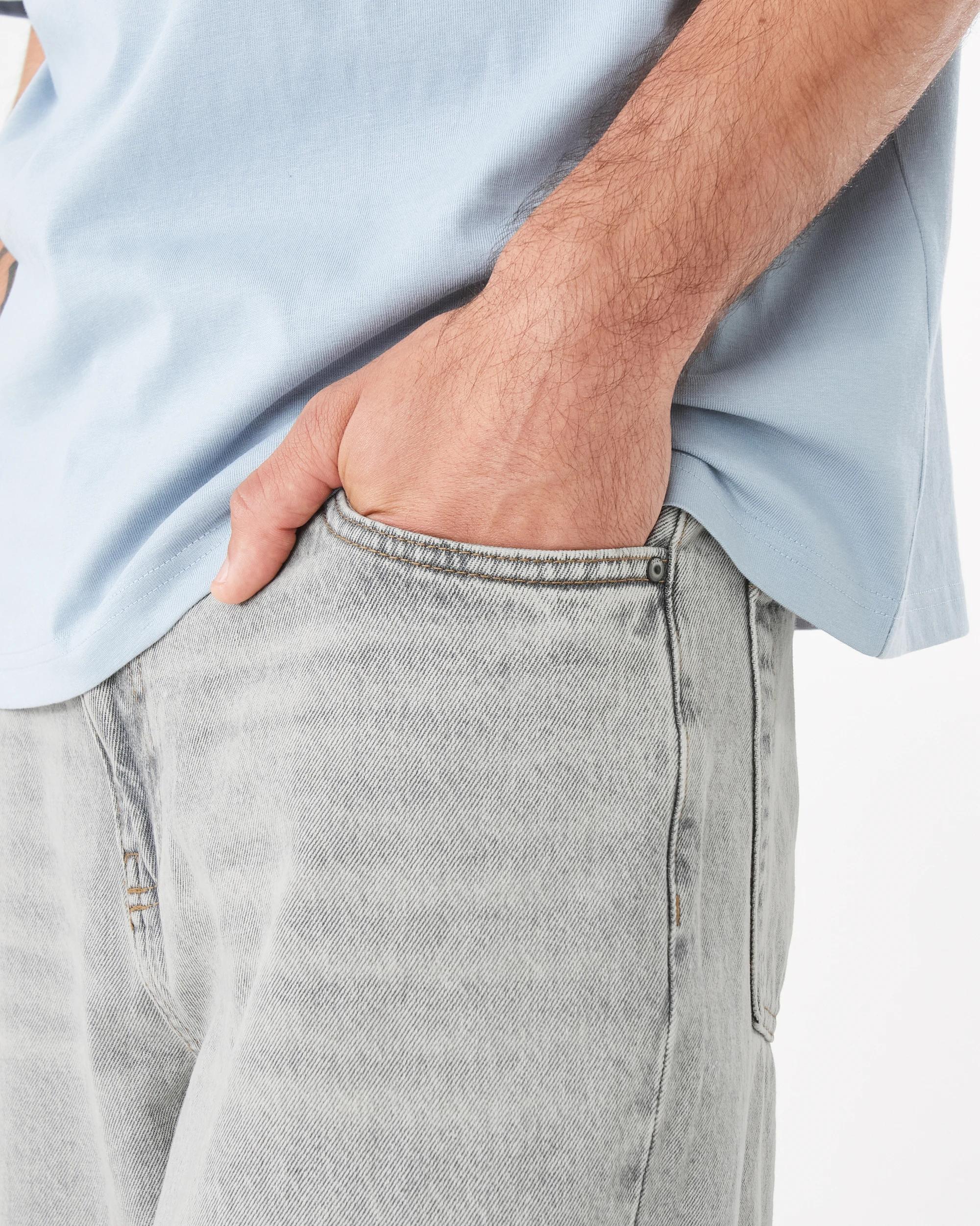 6 Baggy Jeans GREY WASH, 6 of 10