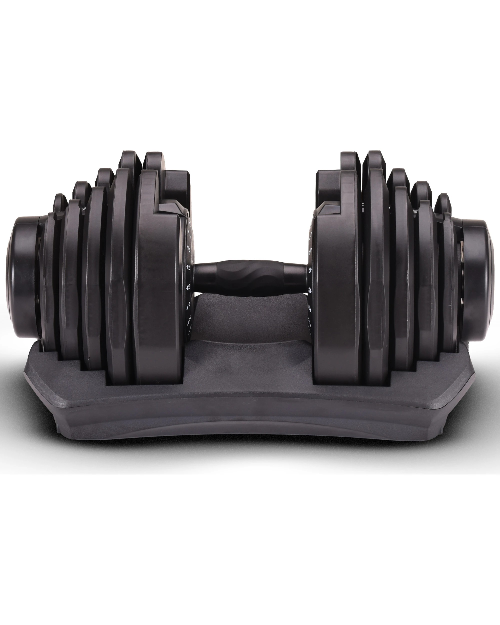 2 Powertrain 40kg Adjustable Dumbbell Home Gym Exercise Equipment Free Weights, 2 of 7