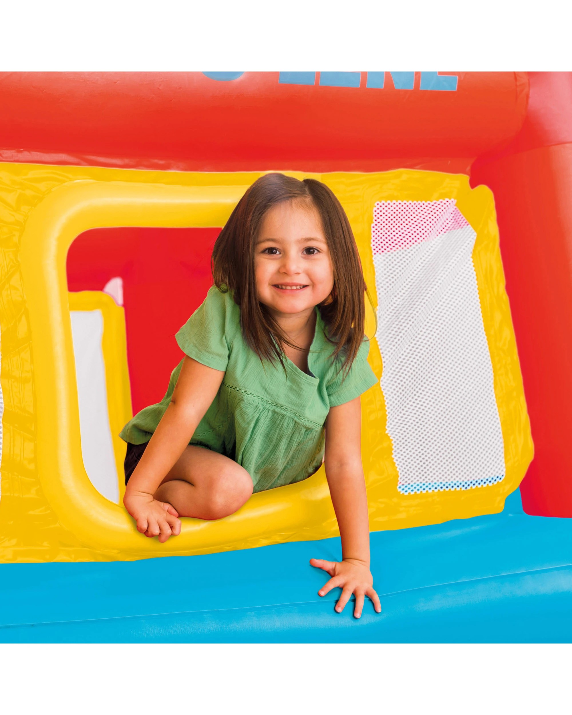 4 Intex JumpOLene Inflatable Bouncer Play House - Red, 4 of 5
