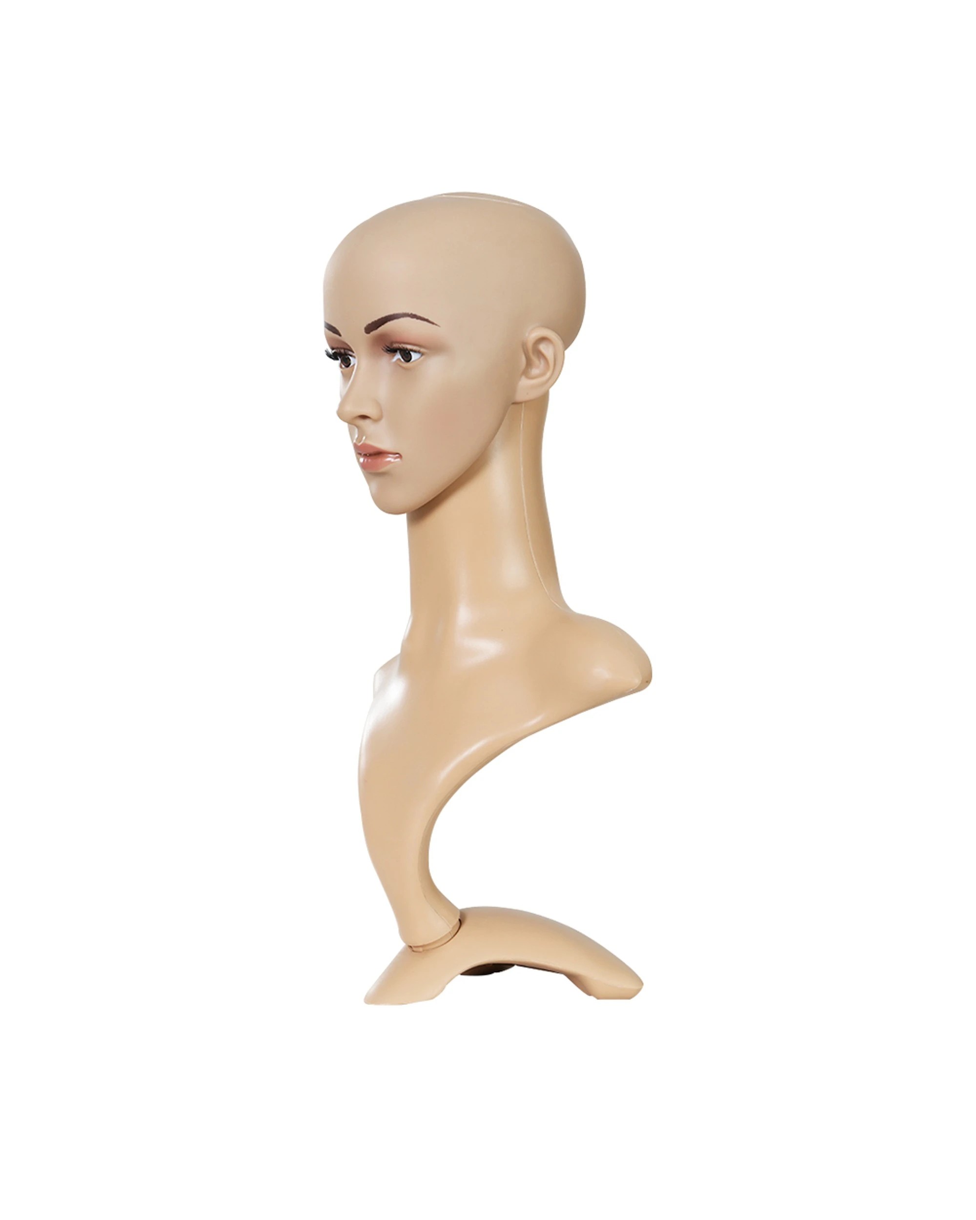 1 Embellir Female Mannequin Head Dummy Model Display Shop Stand Professional Use - White, 1 of 7