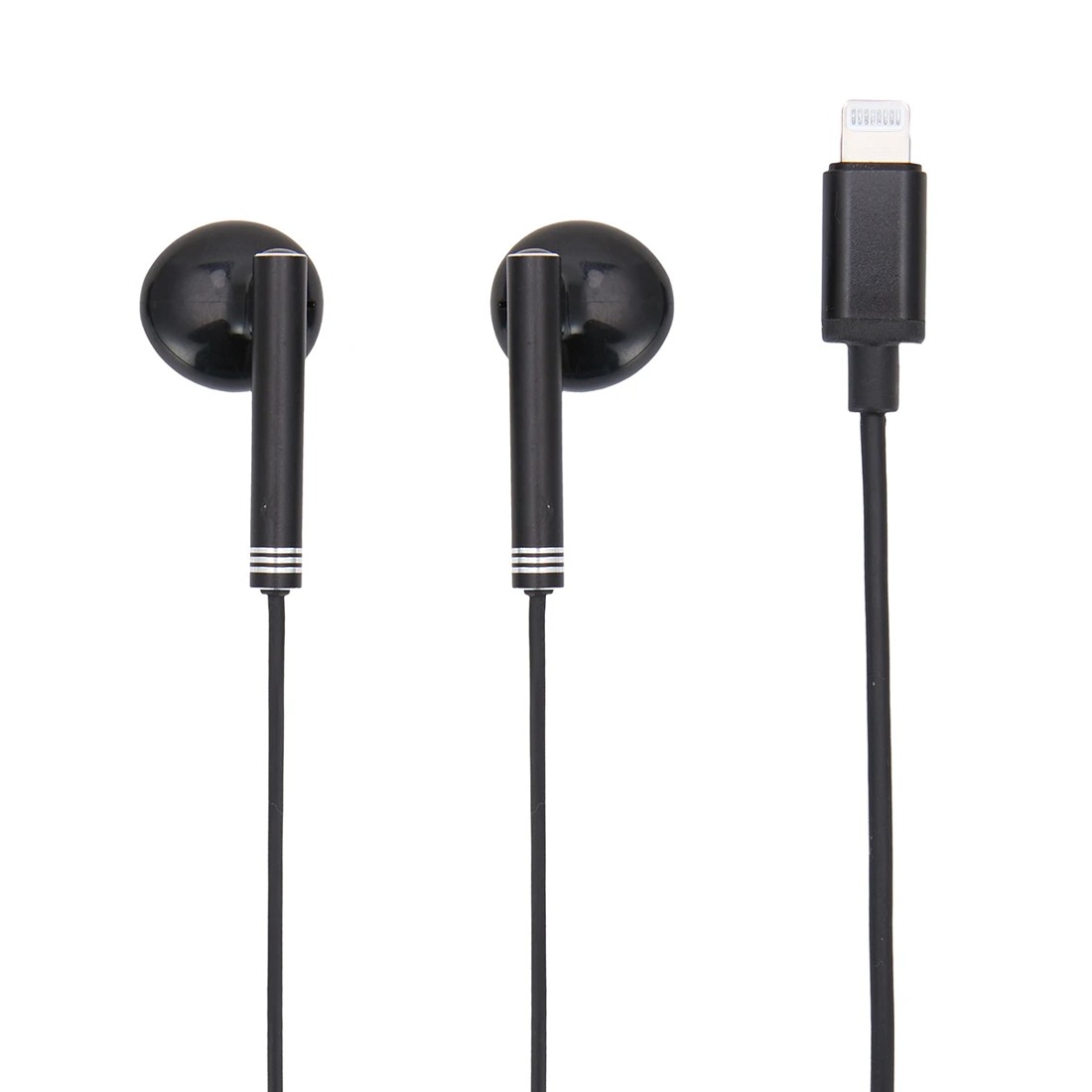 2 Classic Style Lightning Earphones - Black, 2 of 4