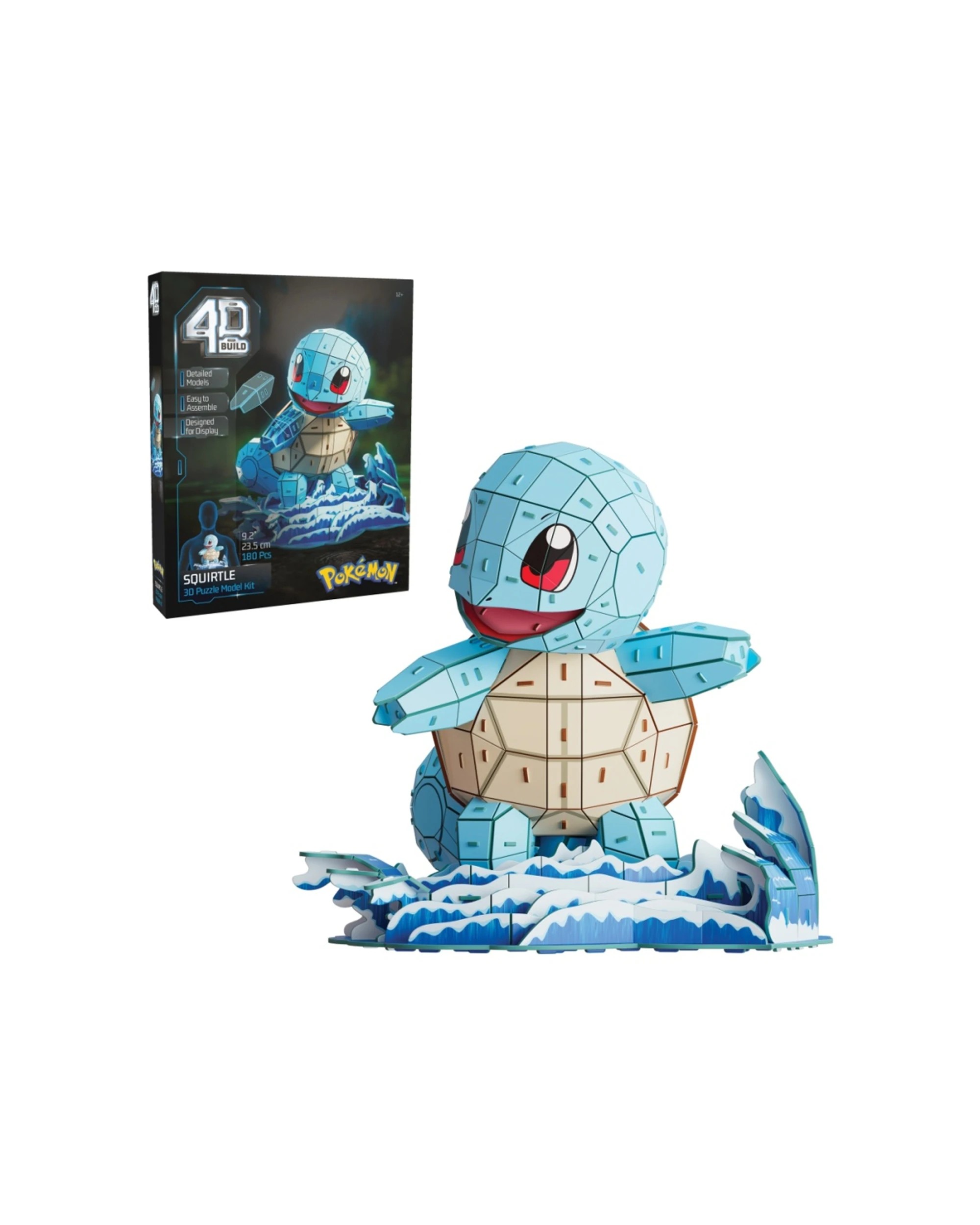 2 4D Build 180pc Pokémon Model Building Puzzle Kit Squirtle - Multi, 2 of 6
