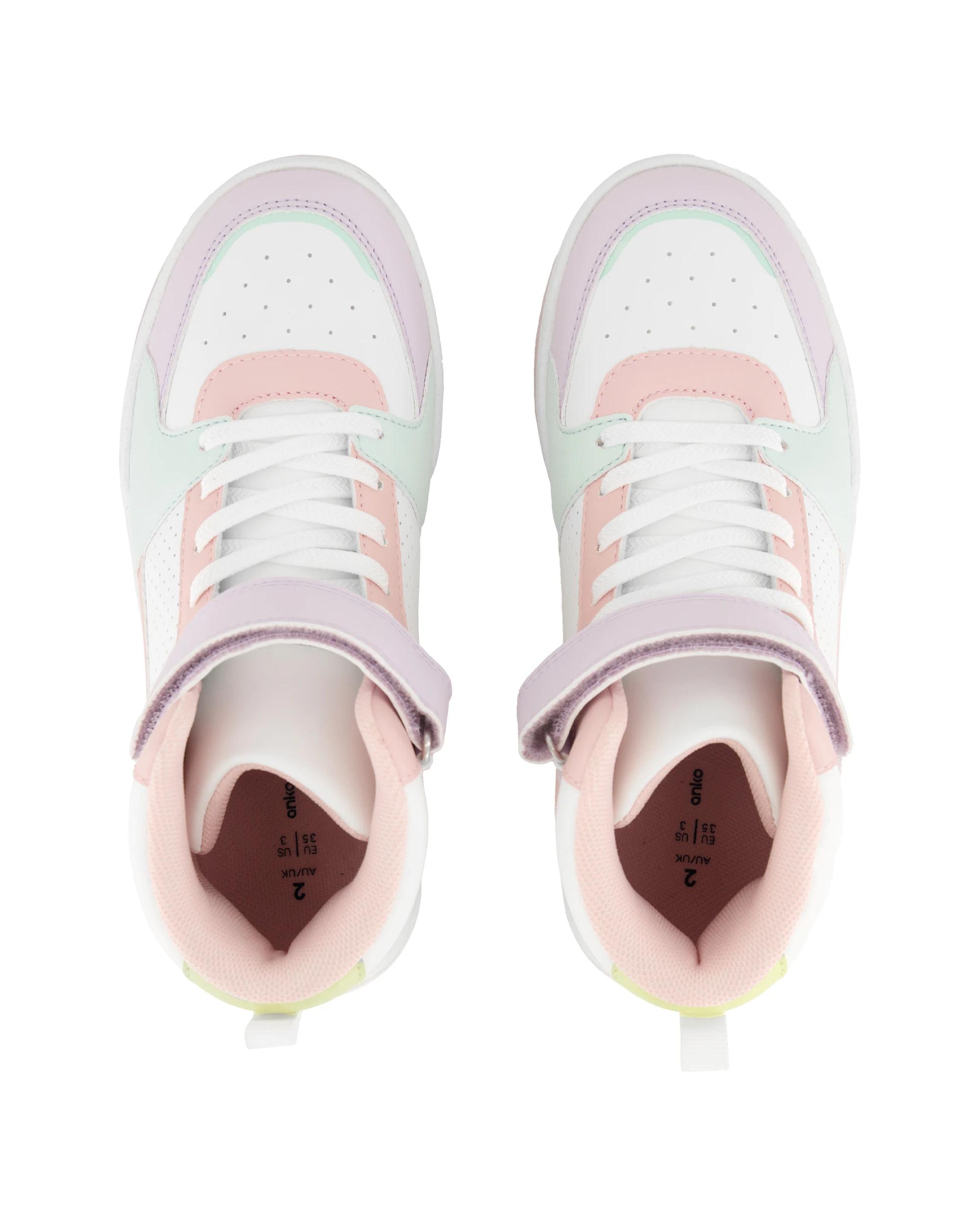 2 Senior High Top Sneakers Pastels, 2 of 5