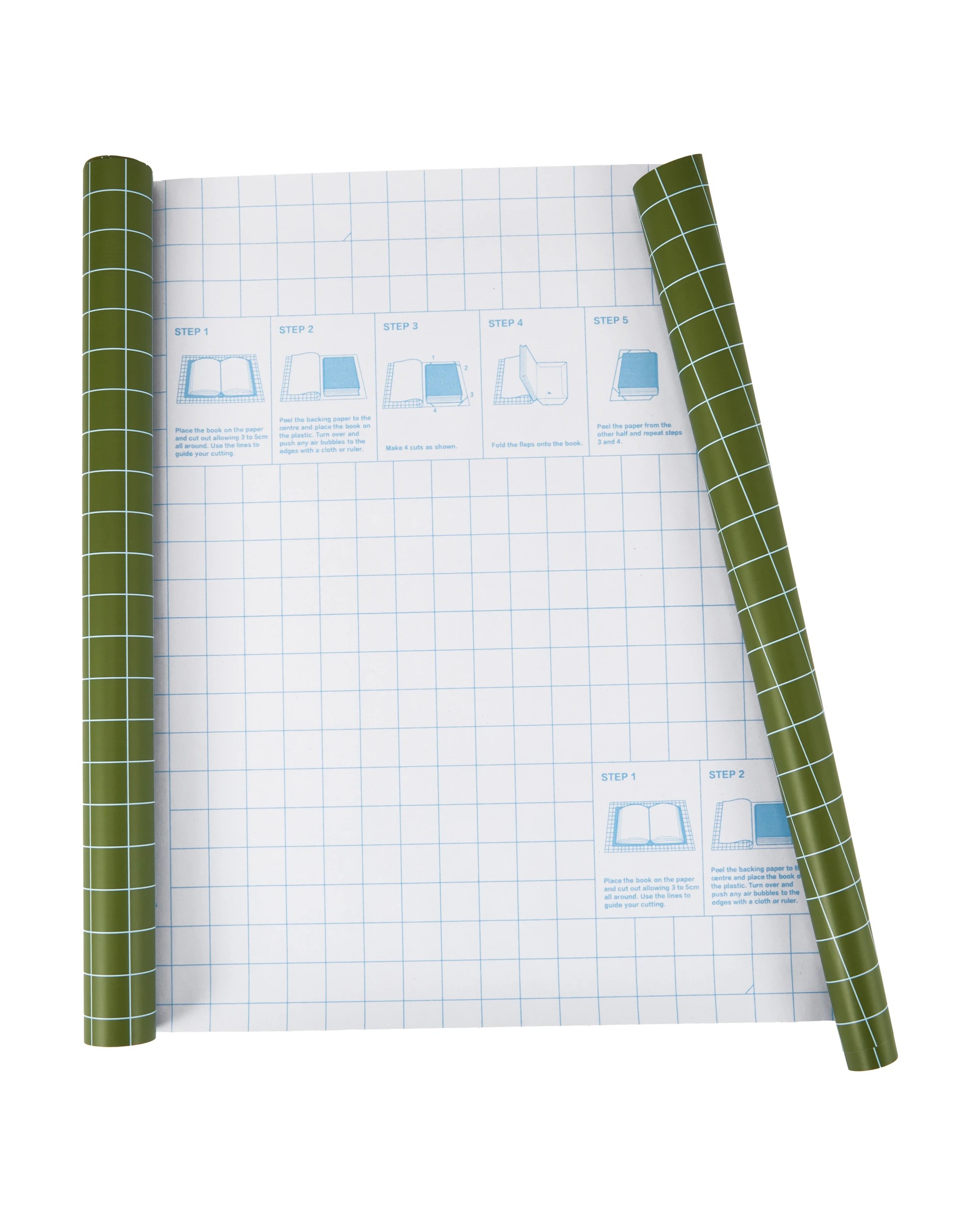 3 Self Adhesive Book Cover - Grid, 3 of 5