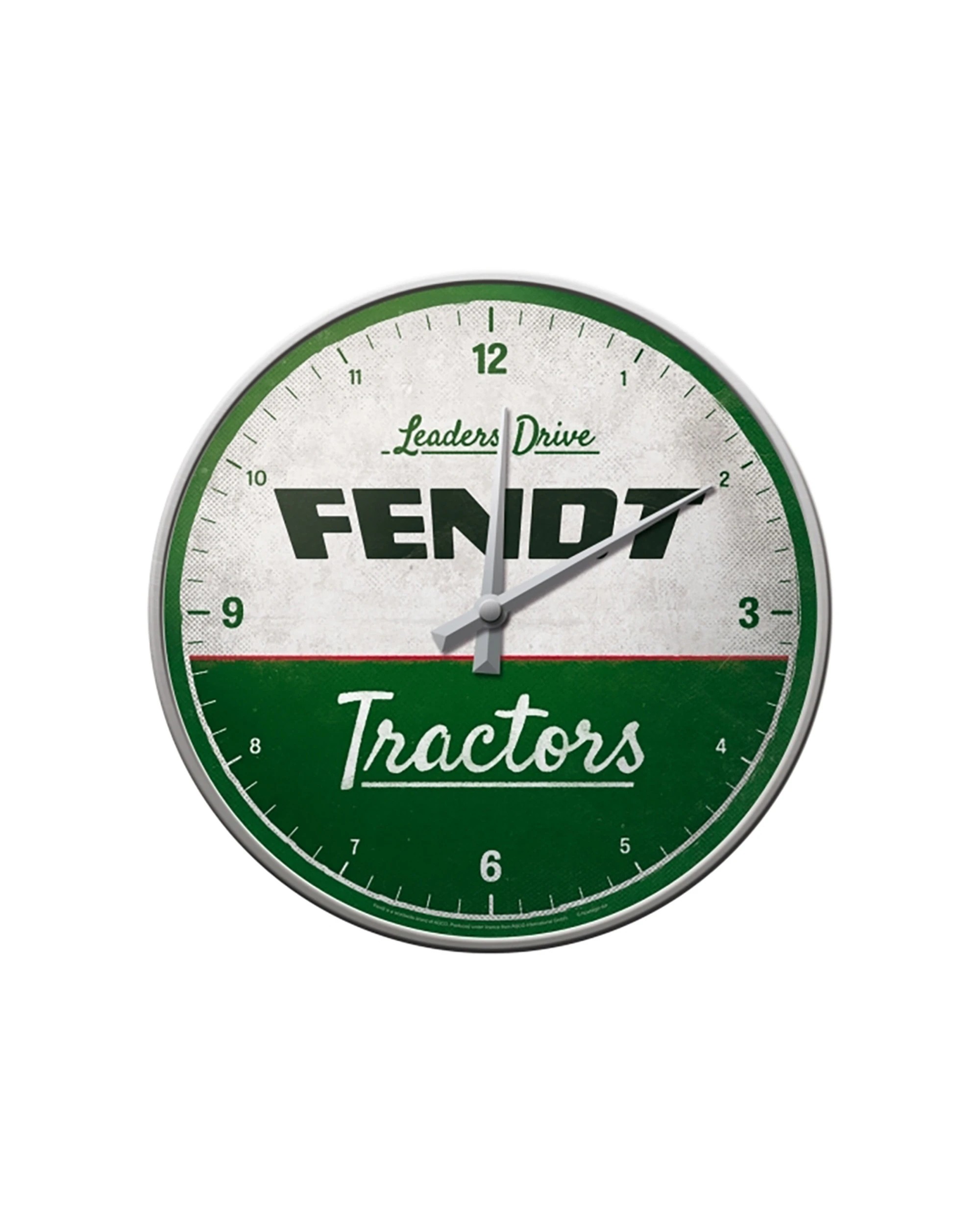1 Nostalgic-Art Wall Clock 30cm - Fendt Tractors Design - Green, 1 of 3