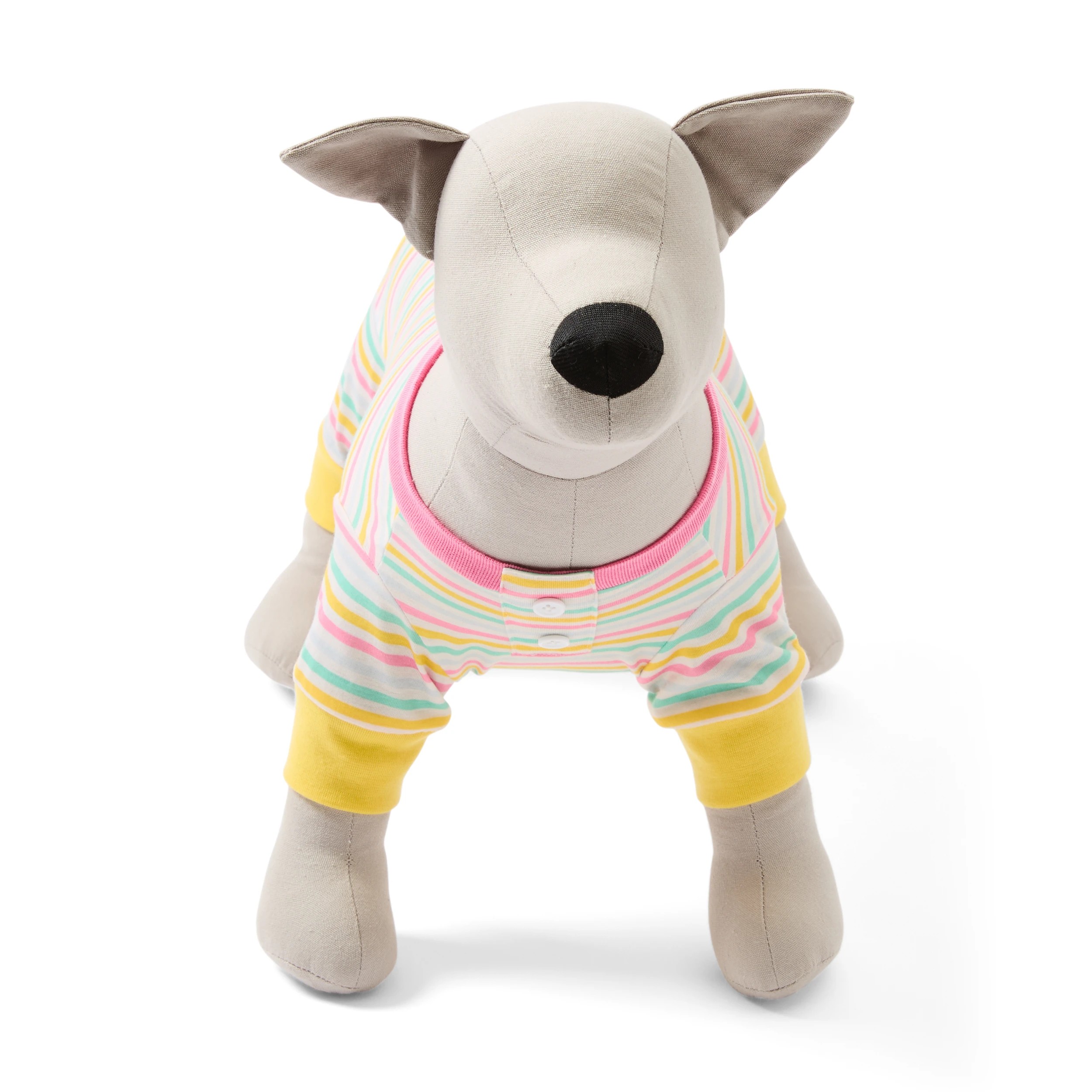 4 Pet Pyjamas Stripe - Extra Large, Pink, 4 of 9