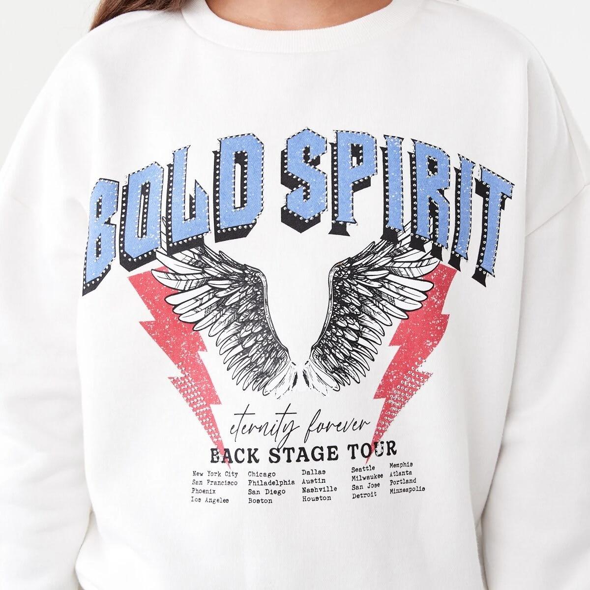 4 Crew Neck Sweatshirt B Spirit, 4 of 8