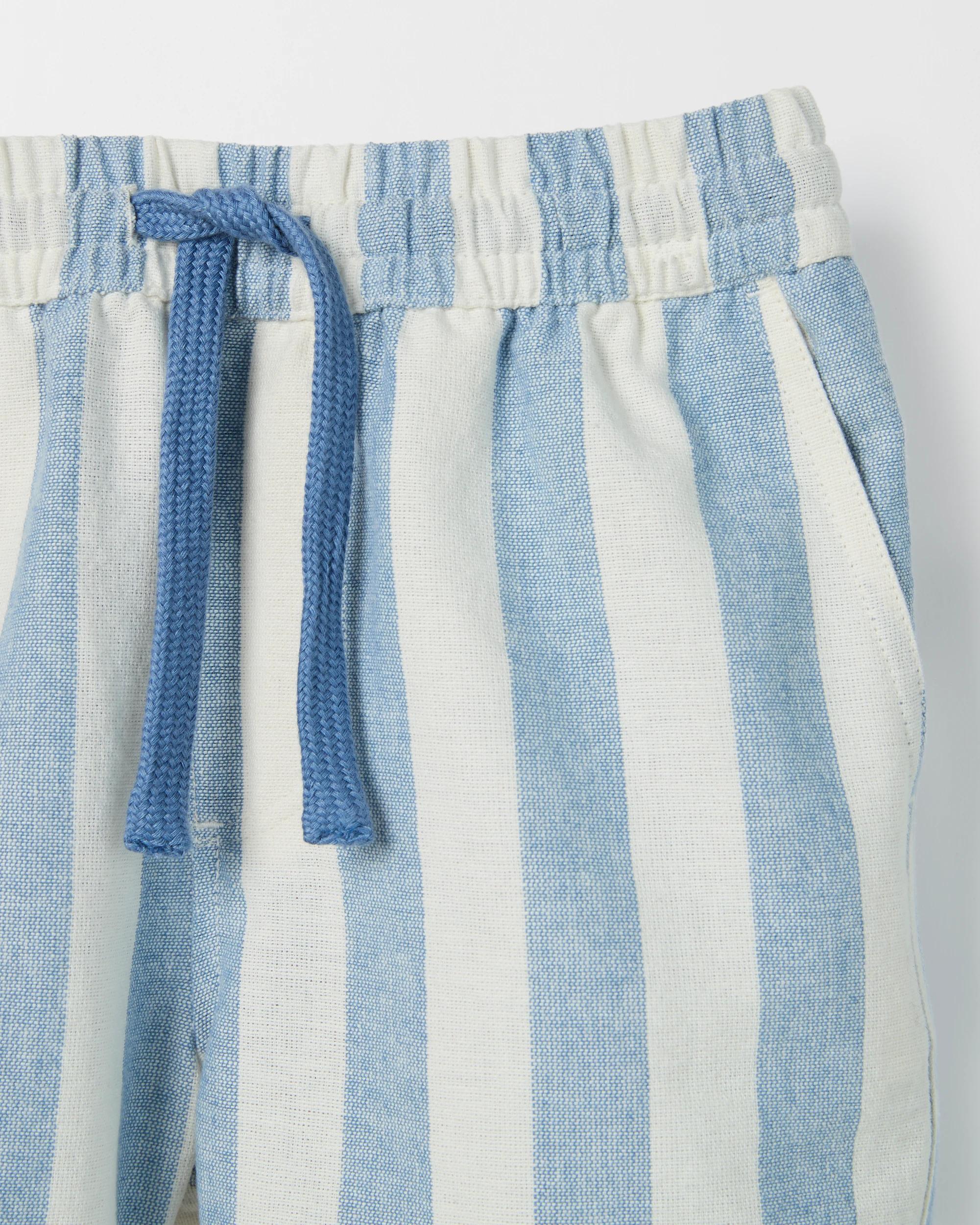6 Target Kids Stripe Volley Shorts BLUE + WHITE, 6 of 6