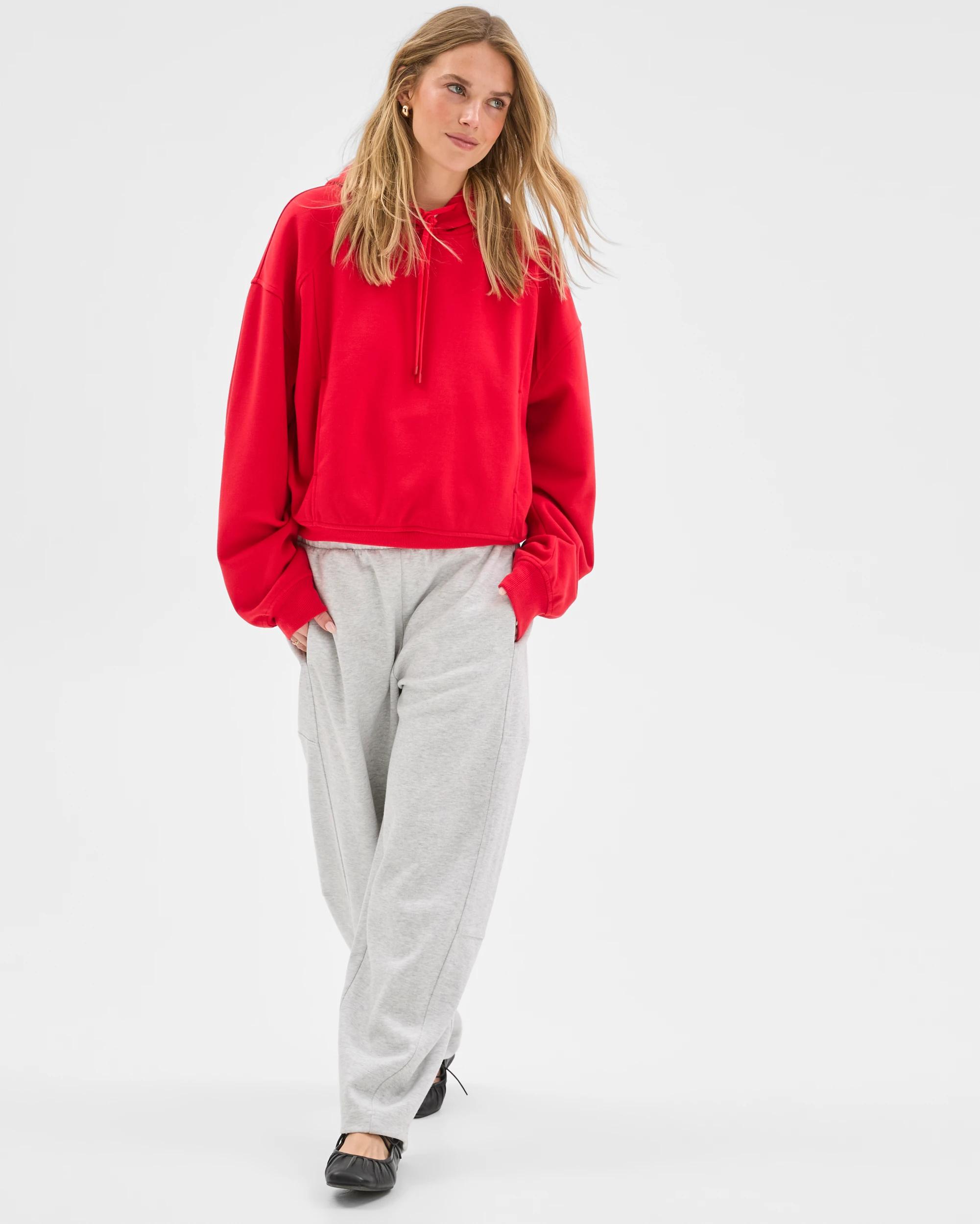 3 Lily Loves Balloon Curved Leg Trackpants SILVER MARLE, 3 of 7