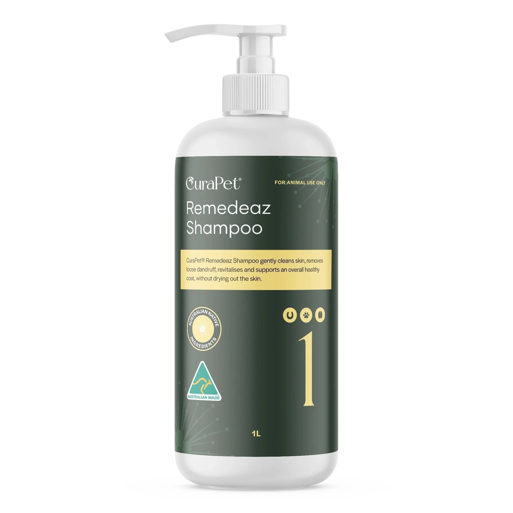 1 Curapet Remedeaz Shampoo 1L, 1 of 2