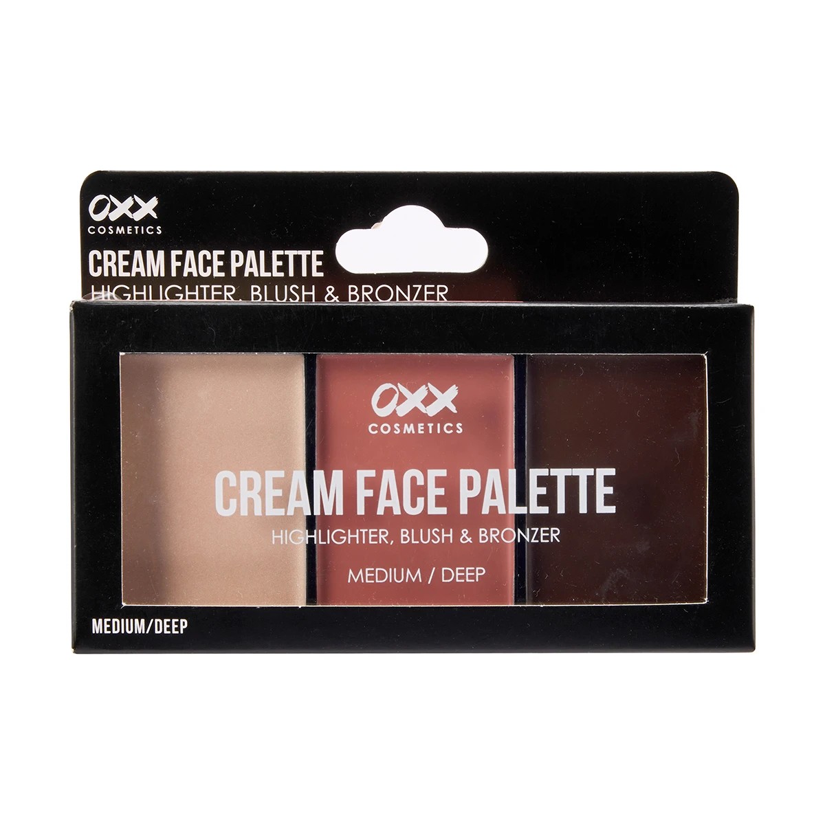 5 OXX Cosmetics 3 Piece Cream Face Palette - Medium/Deep, 5 of 6