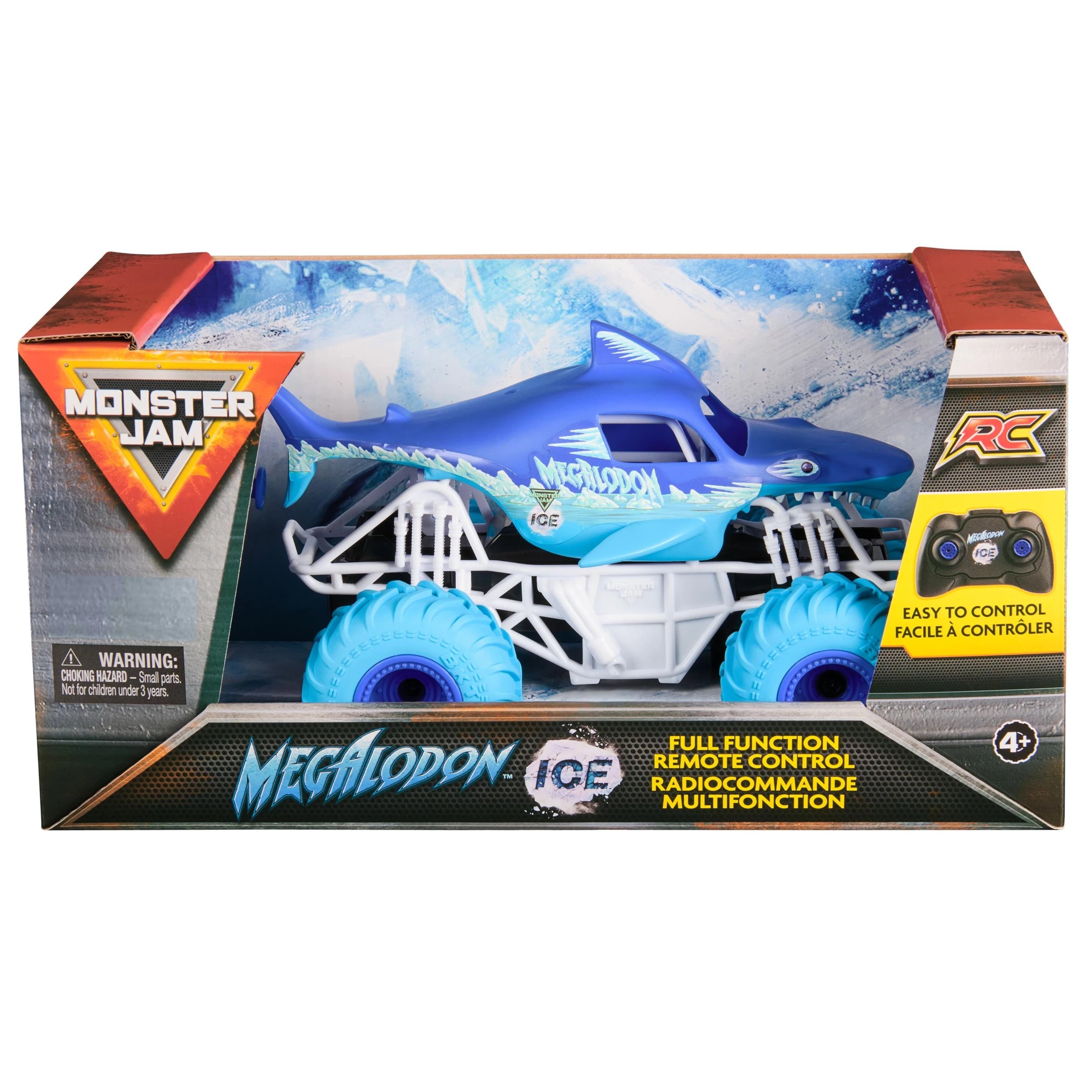 1 Monster Jam Megalodon Ice 1:24 RC, 1 of 6