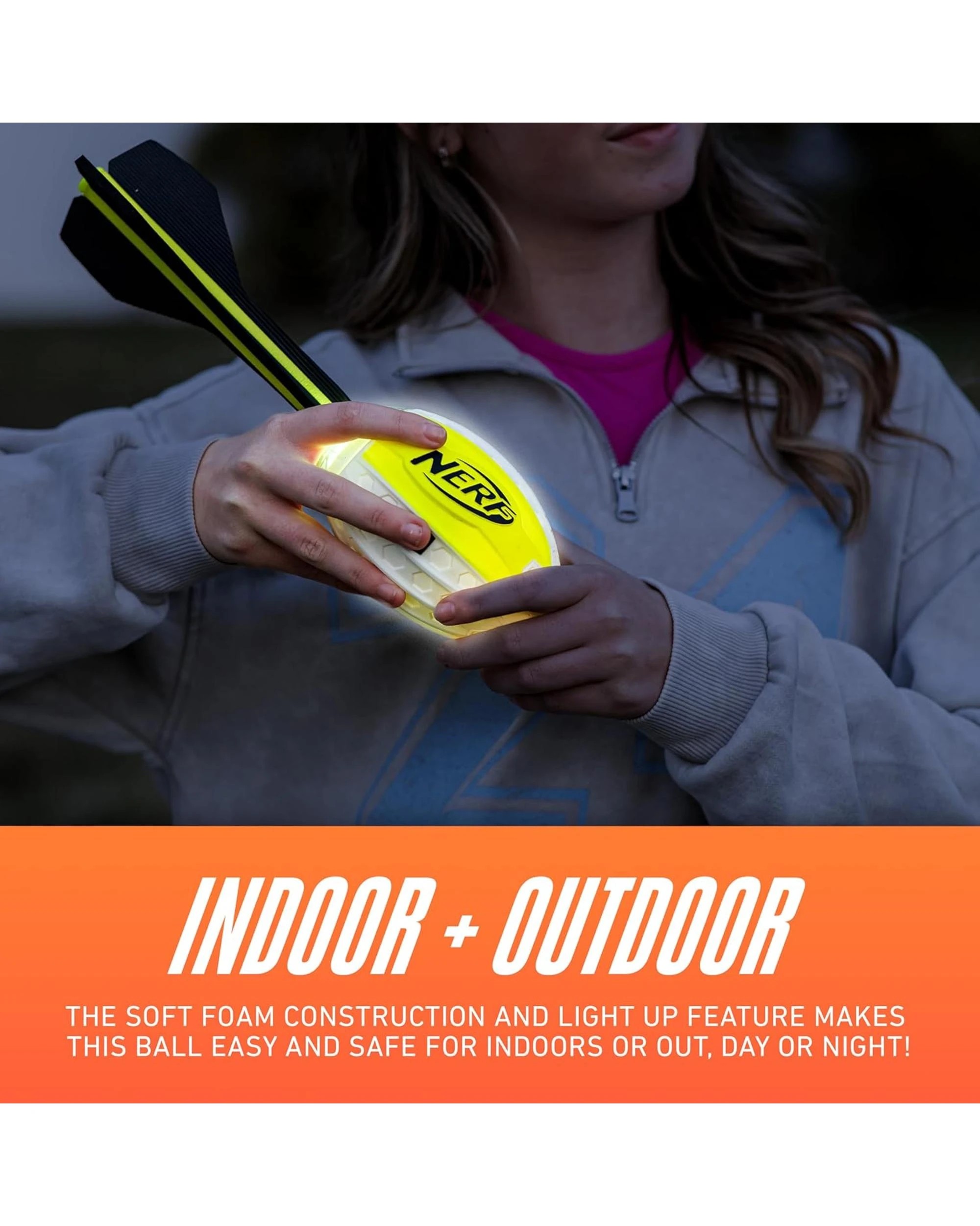 5 Nerf Lightstrike Vortex Colour Changing Football, 5 of 9