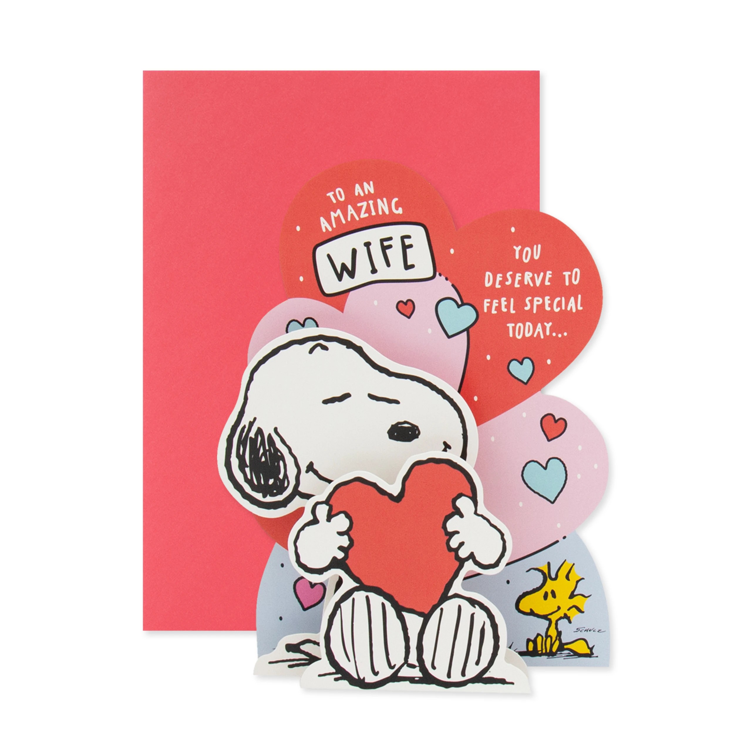 2 Hallmark Valentine's Day 3D Card - Snoopy, 2 of 3